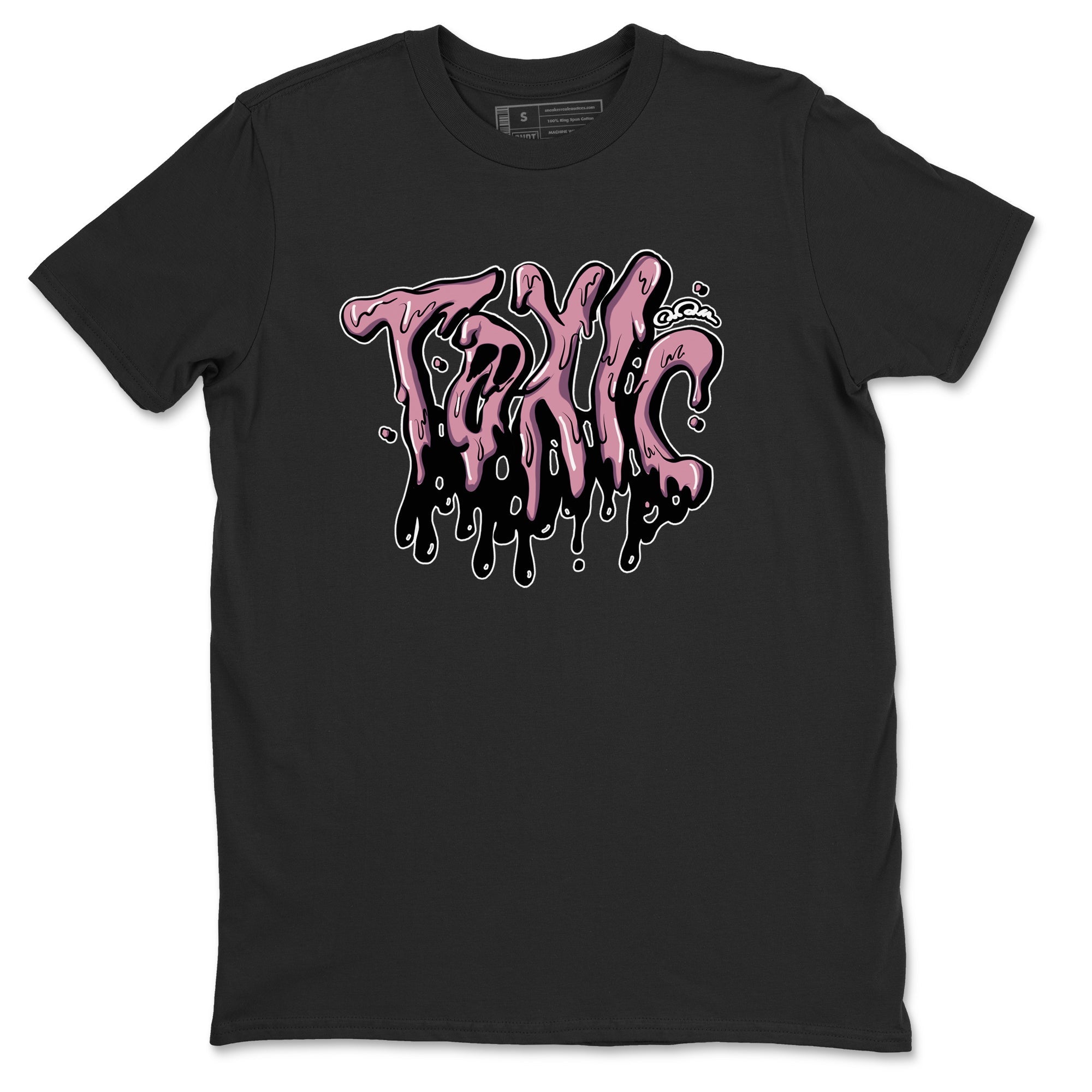 Air Jordan 1 Mauve shirt to match jordans Toxic crew neck streetwear t-shirt AJ1Mauve Drip Gear Zone Unisex Black 2 Sneaker Matching Tee