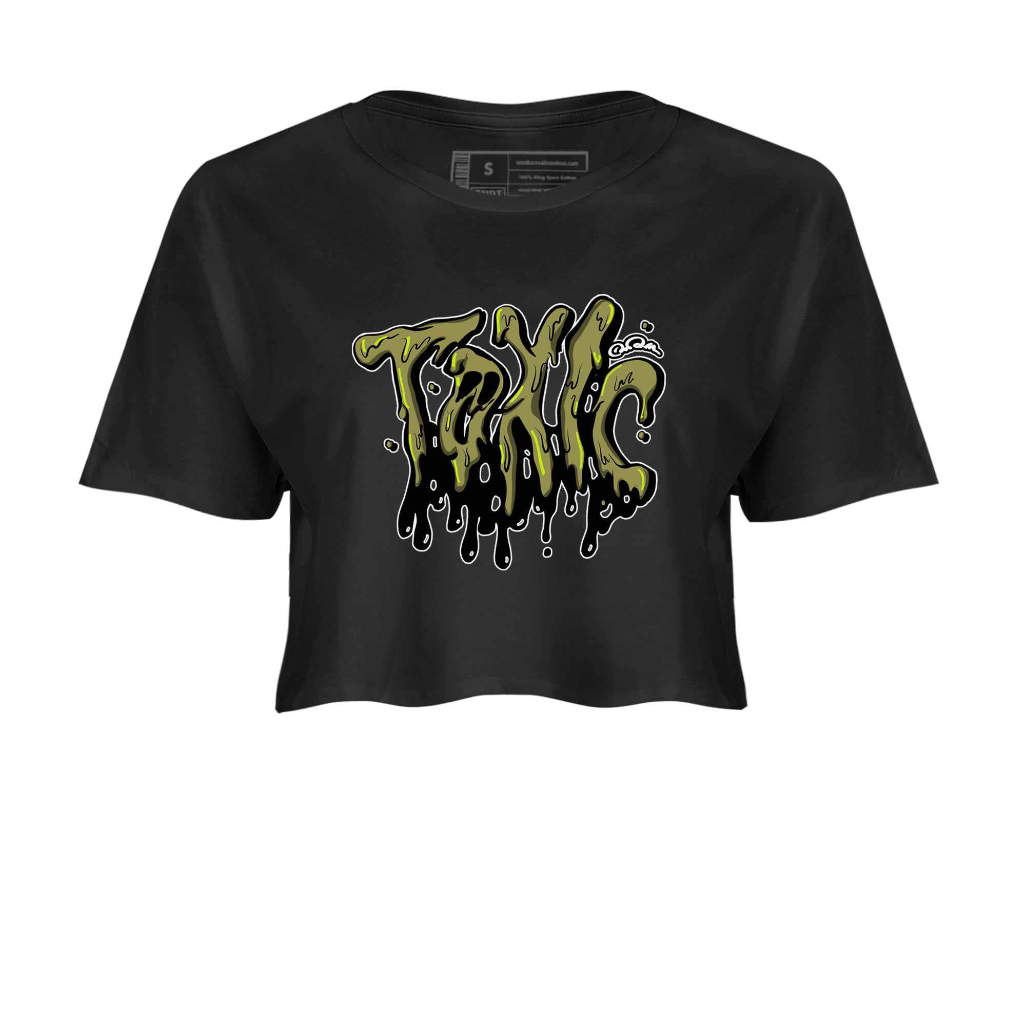 Air Jordan 1 Travis Scott Golf shirt to match jordans Toxic Streetwear Sneaker Shirt AJ1 lowTravis Scott Golf Drip Gear Zone Sneaker Matching Clothing Black 2 Crop T-Shirt