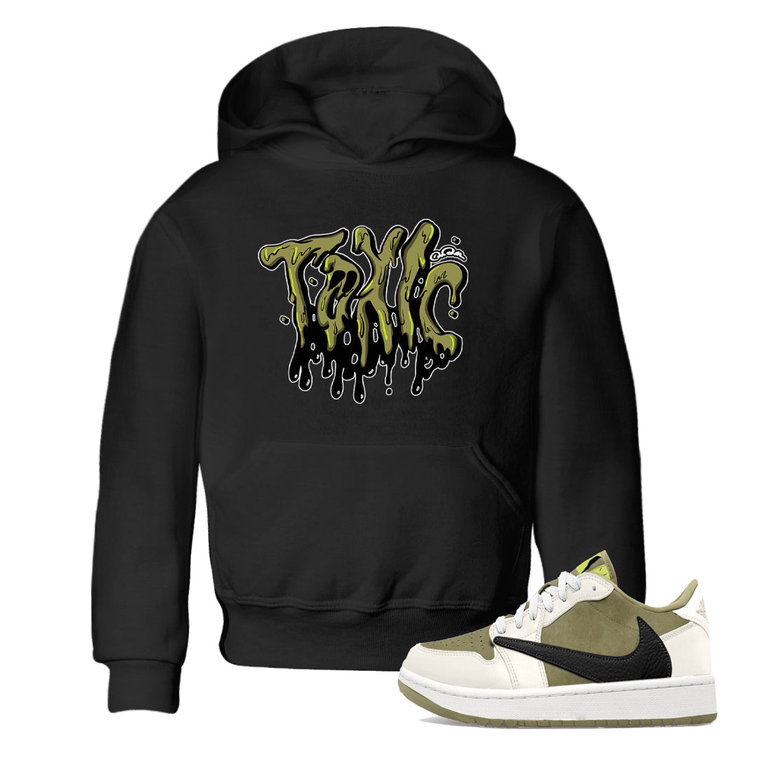 Air Jordan 1 Travis Scott Golf shirt to match jordans Toxic Streetwear Sneaker Shirt AJ1 lowTravis Scott Golf Drip Gear Zone Sneaker Matching Clothing Baby Toddler Black 1 T-Shirt
