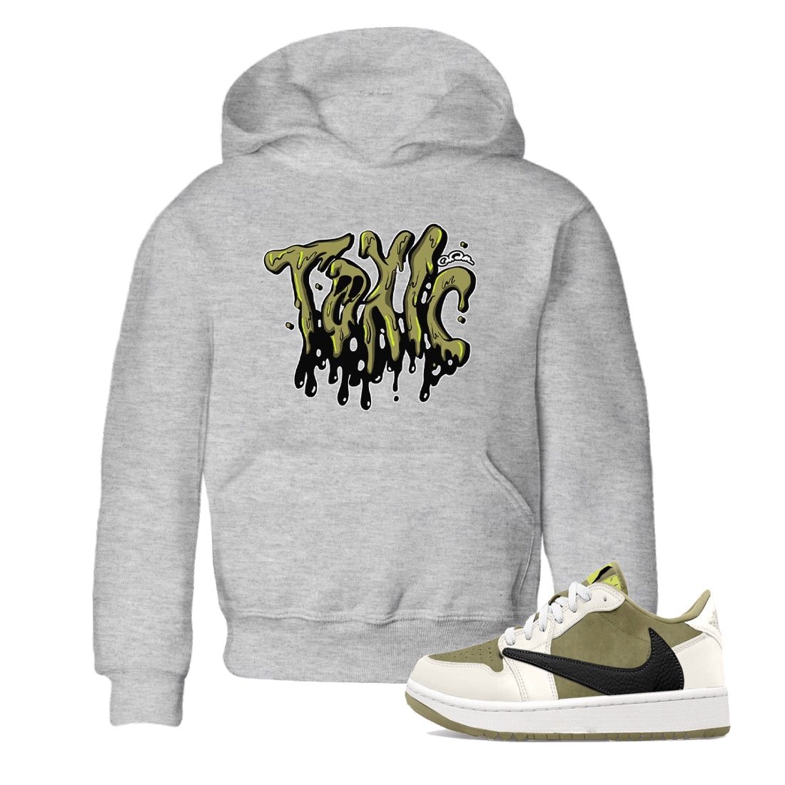 Air Jordan 1 Travis Scott Golf shirt to match jordans Toxic Streetwear Sneaker Shirt AJ1 lowTravis Scott Golf Drip Gear Zone Sneaker Matching Clothing Baby Toddler Heather Grey 1 T-Shirt