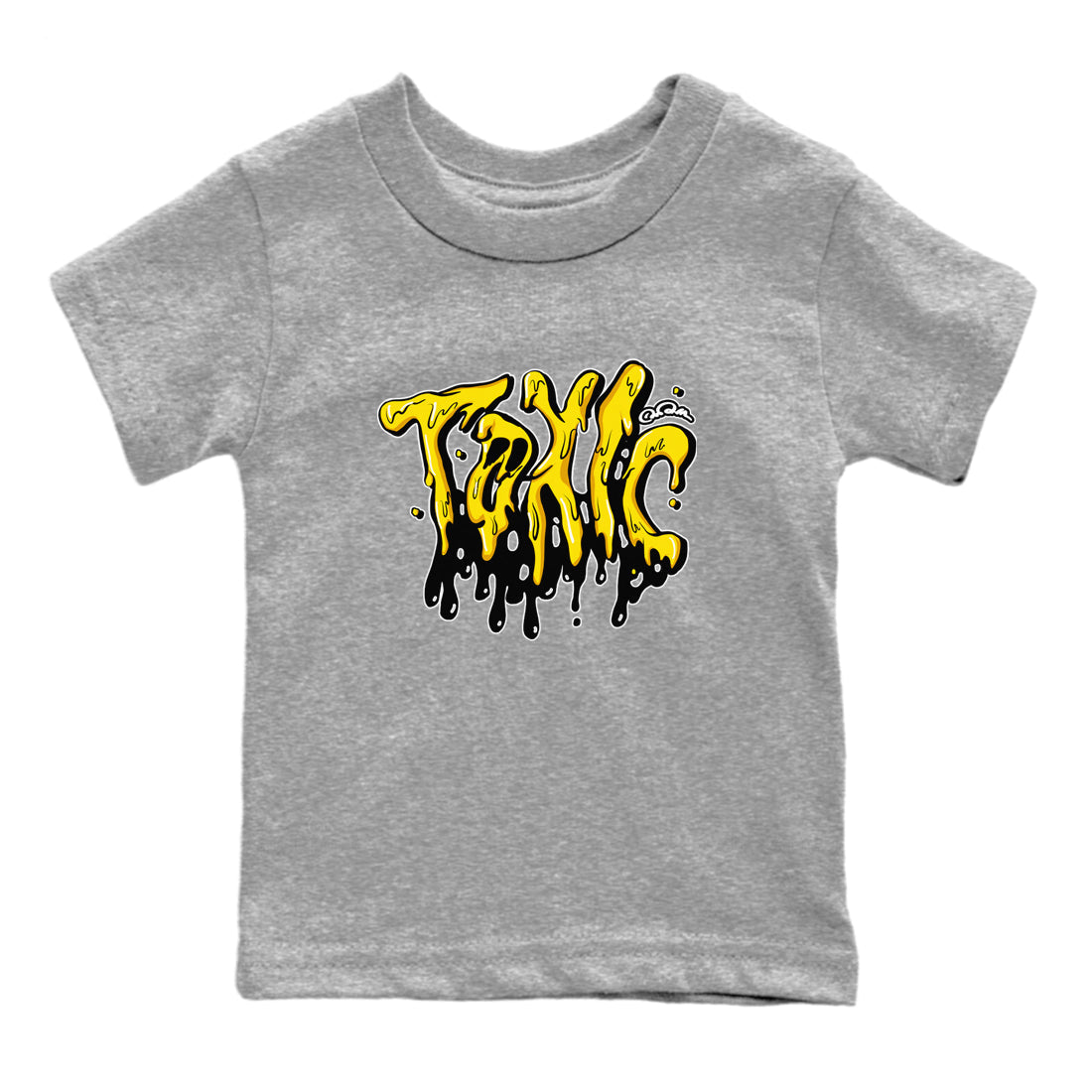 1s Yellow Ochre shirt to match jordans Toxic sneaker tees streetwear brand Air Jordan 1 Yellow Ochre Drip Gear Zone Brand baby toddler Heather Grey 2 cotton Shirt