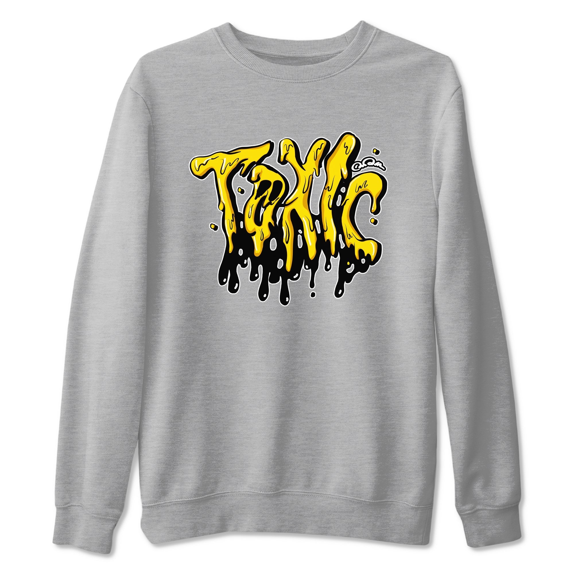 1s Yellow Ochre shirt to match jordans Toxic sneaker tees streetwear brand Air Jordan 1 Yellow Ochre Drip Gear Zone Brand unisex cotton Heather Grey 2 crew neck shirt