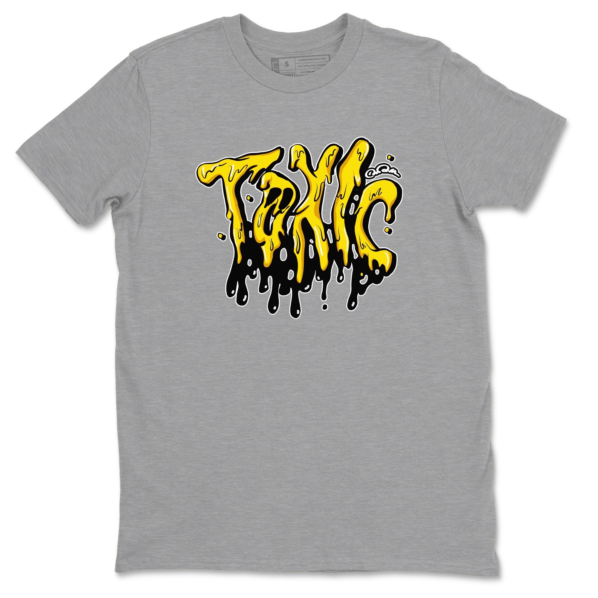 1s Yellow Ochre shirt to match jordans Toxic sneaker tees streetwear brand Air Jordan 1 Yellow Ochre Drip Gear Zone Brand unisex cotton Heather Grey 2 crew neck shirt