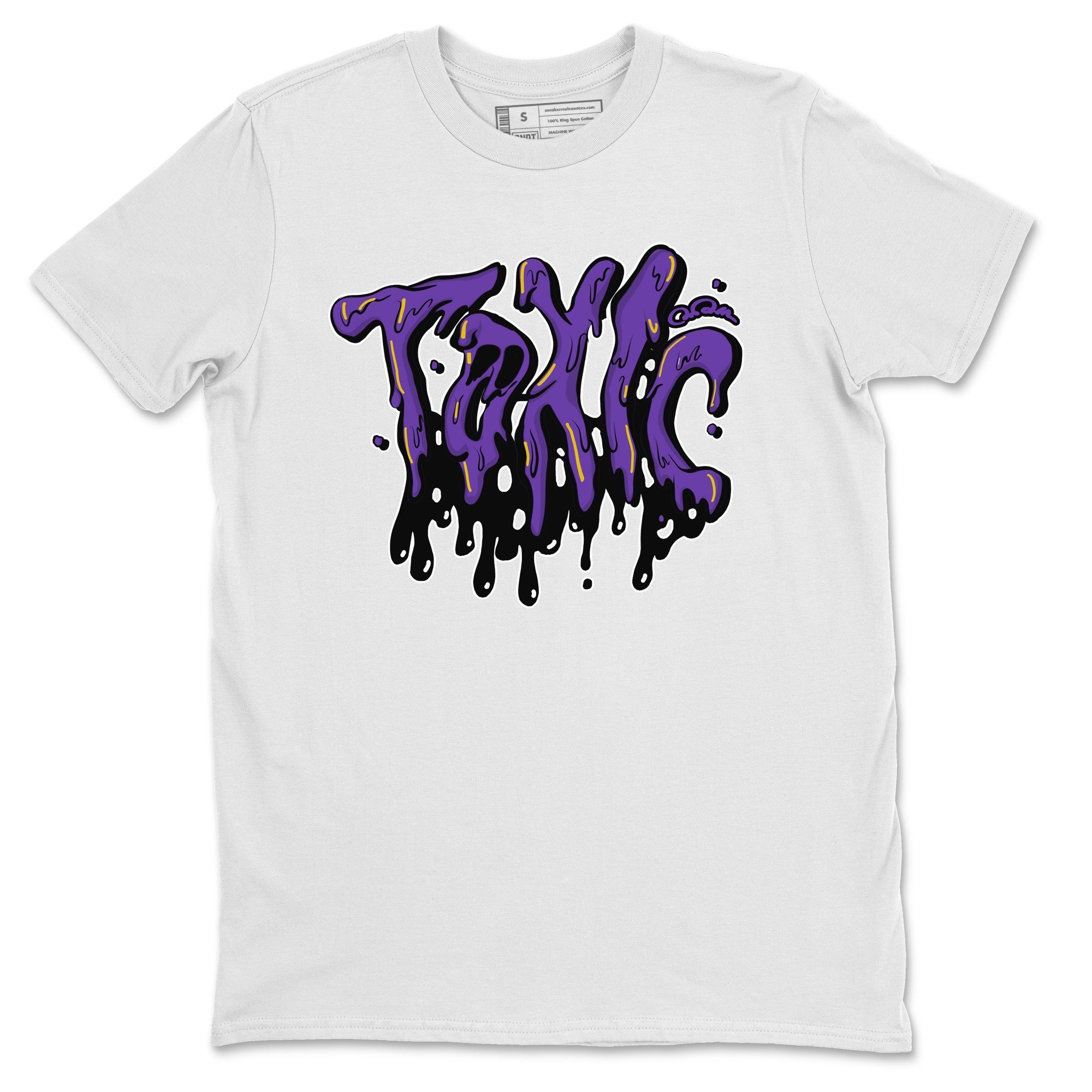 Air Jordan 12 Field Purple Sneaker Match Tees Toxic Streetwear Sneaker Shirt AJJordan 12 Lakers Sneaker Release Tees Unisex Shirts White 2