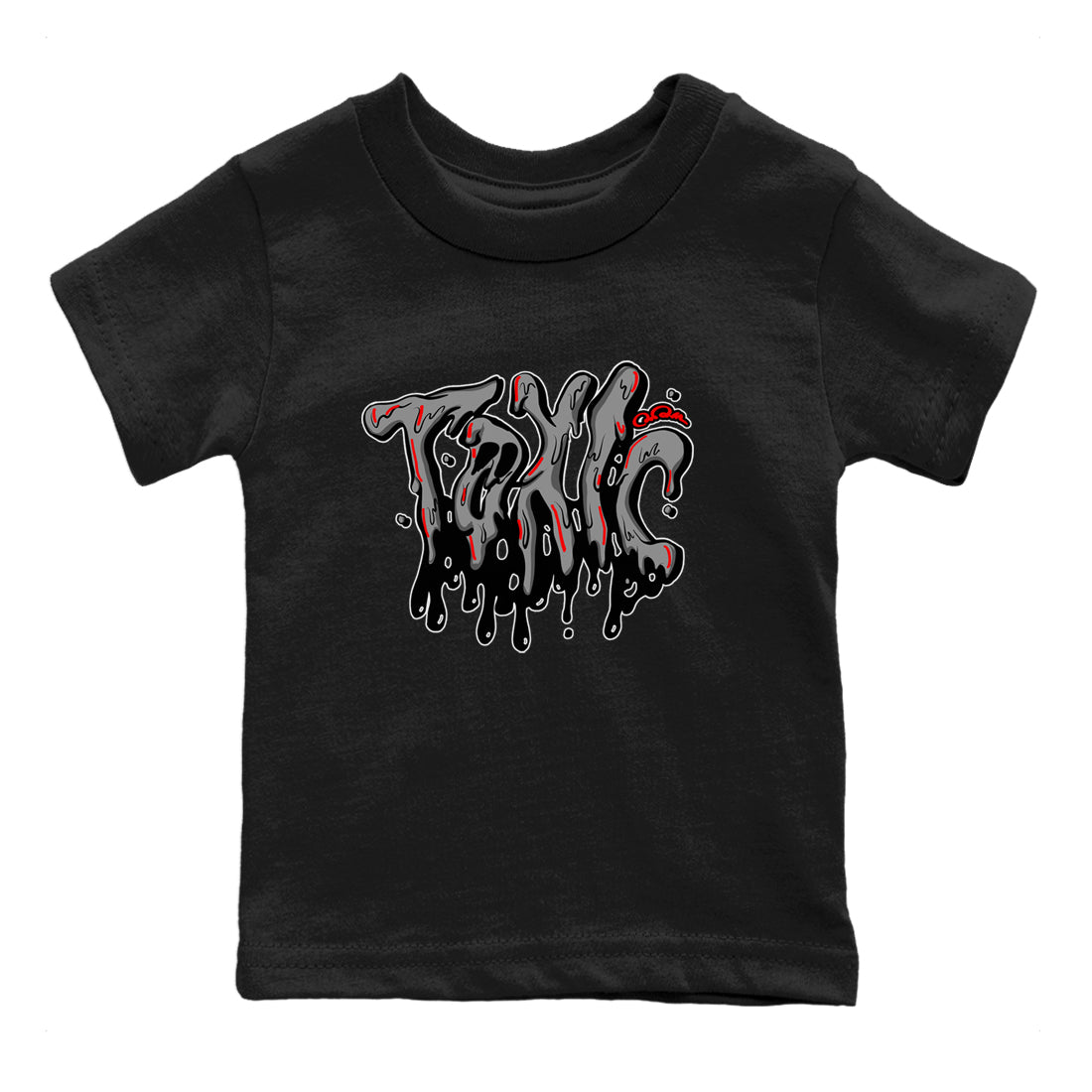 Air Jordan 4 Bred Reimagined shirt to match jordans Toxic sneaker tees AJ4 Bred Reimagined Drip Gear Zone baby toddler Black 2 cotton Shirt