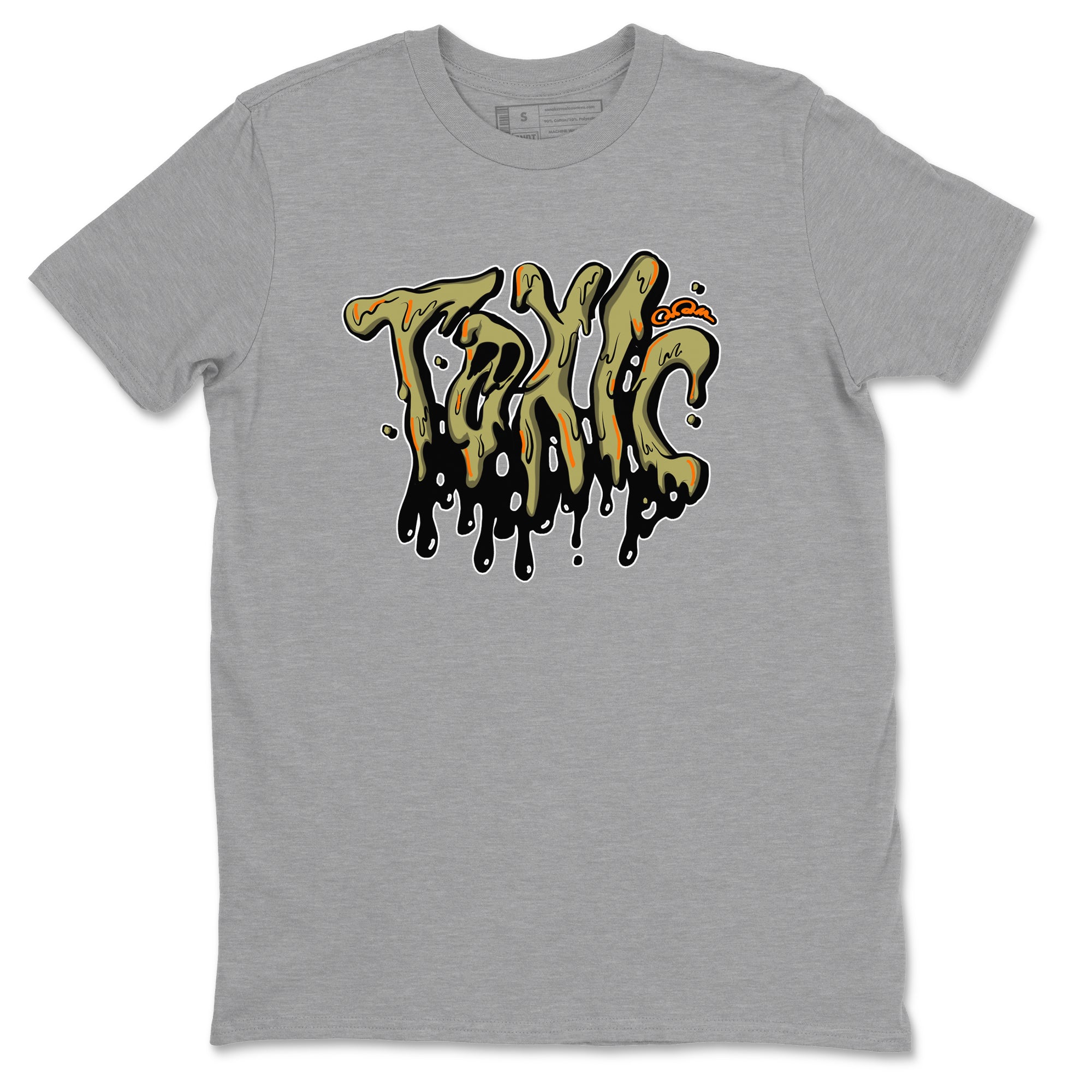 Air Jordan 5 Olive shirt to match jordans Toxic sneaker tees AJ5 Olive Drip Gear Zone unisex cotton Heather Grey 2 crew neck shirt
