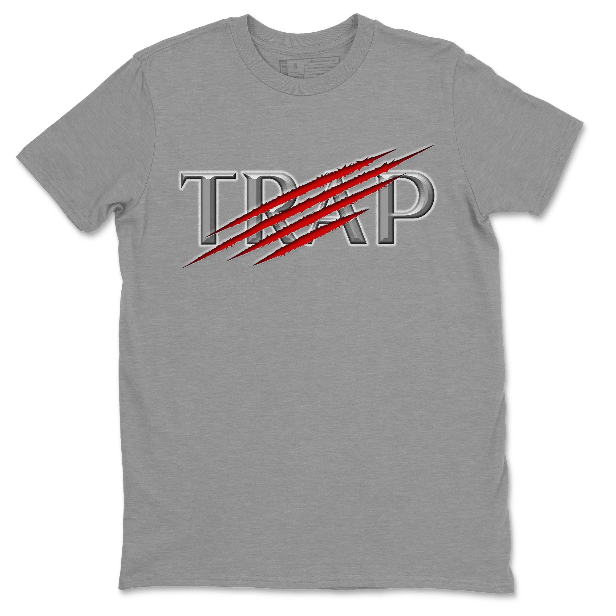 AJ13 Wolf Grey Sneaker Match Tees Trap Streetwear Sneaker Shirt Air Jordan 13 Wolf Grey Drip Gear Zone Sneaker Matching Clothing Unisex Shirts Heather Grey 2