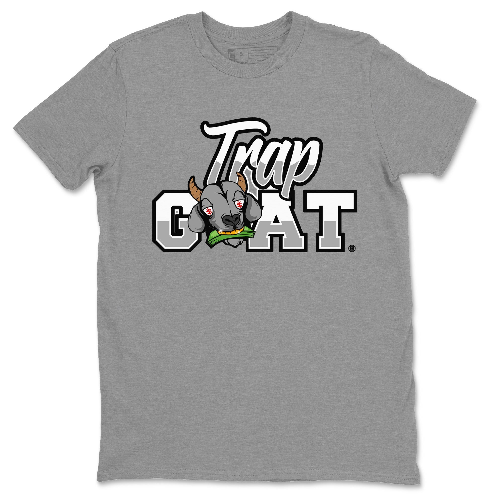 Air Jordan 13 Black Flint Sneaker Match Tees Trap Goat Streetwear Sneaker Shirt Air Jordan 13 Black Flint Sneaker Release Tees Unisex Shirts Heather Grey 2