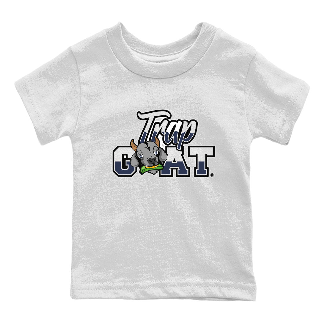 Jordan 5 Retro Georgetown shirt to match jordans Trap Goat Streetwear Sneaker Shirt Air Jordan 5 Georgetown Drip Gear Zone Sneaker Matching Clothing Baby Toddler White 2 T-Shirt