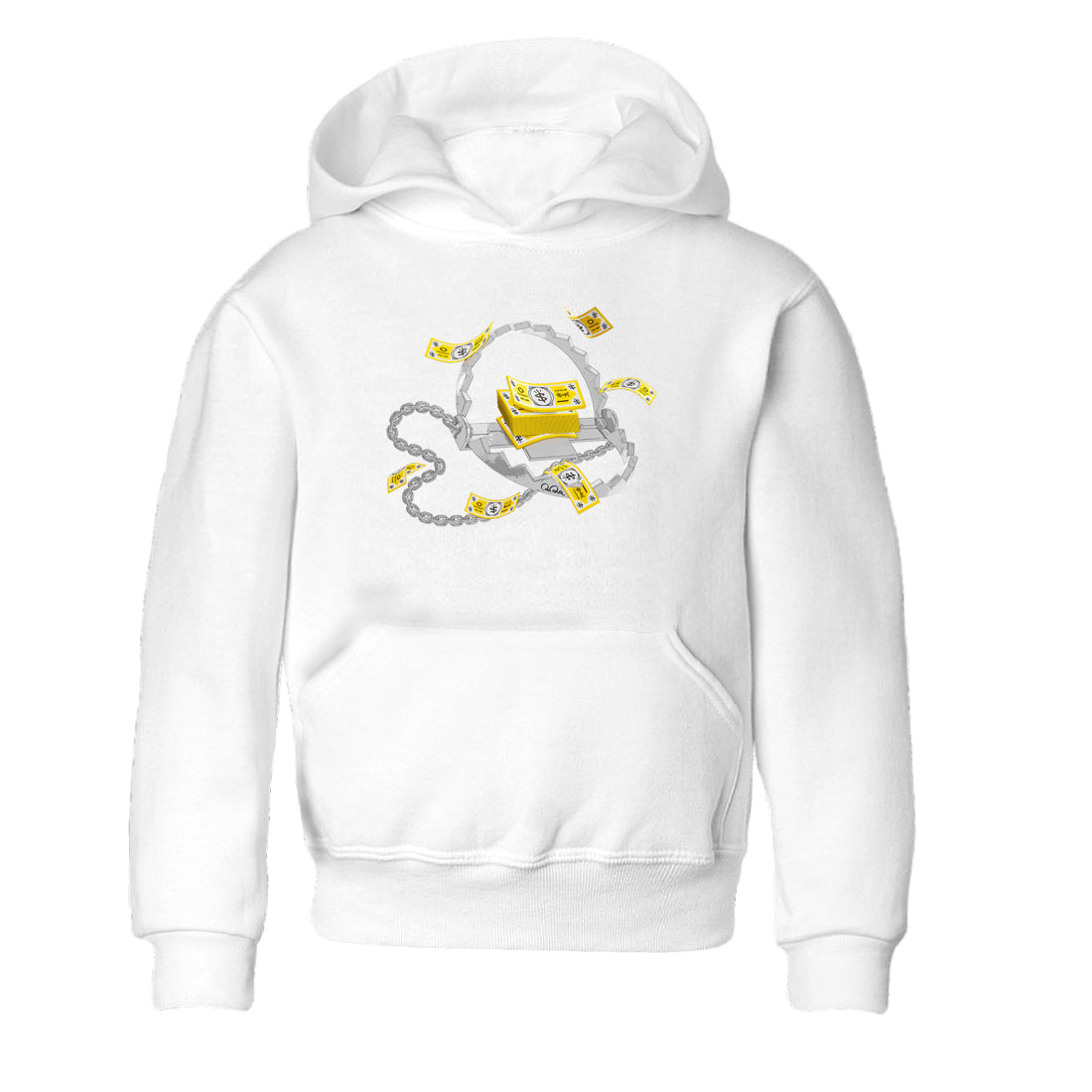 Air Jordan 1 Yellow Ochre shirt to match jordans Trap Money sneaker tees AJ1 Yellow Ochre Drip Gear Zone baby toddler White 2 cotton Shirt