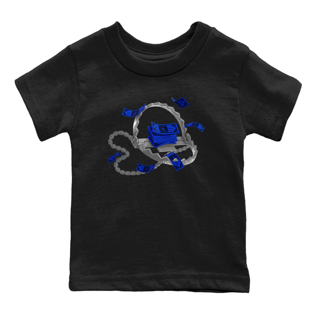 Air Jordan 14 Laney Sneaker Match Tees Trap Money Streetwear Sneaker Shirt AJ14 Laney Sneaker Release Tees Kids Shirts Black 2