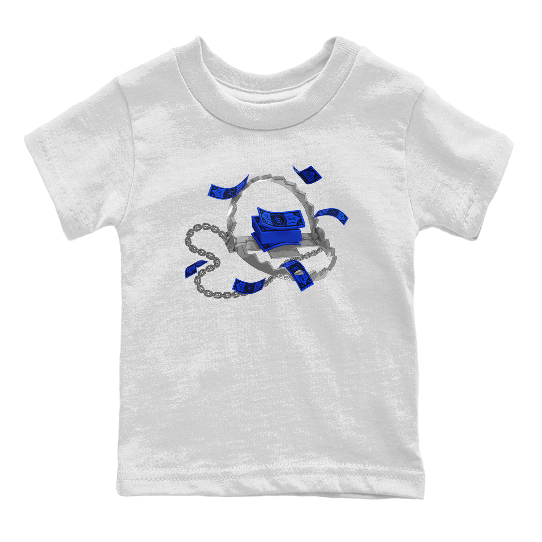 Air Jordan 14 Laney Sneaker Match Tees Trap Money Streetwear Sneaker Shirt AJ14 Laney Sneaker Release Tees Kids Shirts White 2