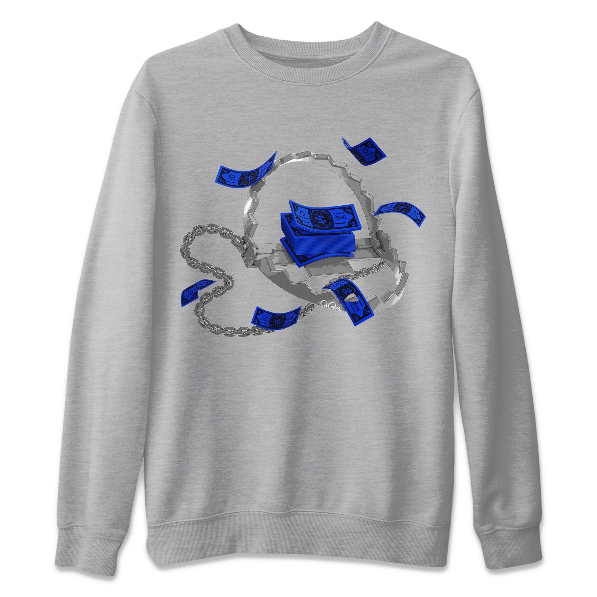 Air Jordan 14 Laney Sneaker Match Tees Trap Money Streetwear Sneaker Shirt AJ14 Laney Sneaker Release Tees Unisex Shirts Heather Grey 2