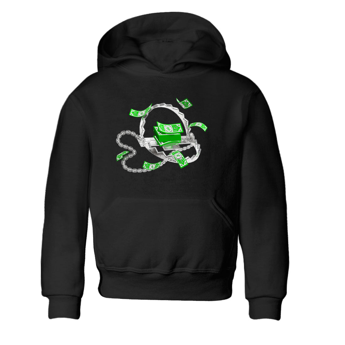 Air Jordan 5 Lucky Green shirt to match jordans Trap Money sneaker tees AJ5 Lucky Green Drip Gear Zone baby toddler Black 2 cotton Shirt