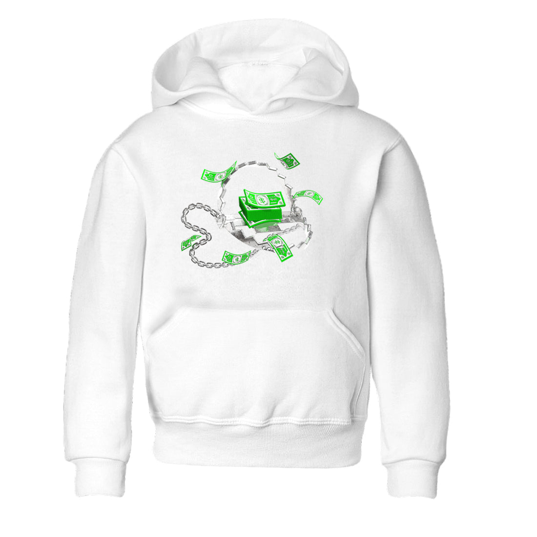 Air Jordan 5 Lucky Green shirt to match jordans Trap Money sneaker tees AJ5 Lucky Green Drip Gear Zone baby toddler White 2 cotton Shirt