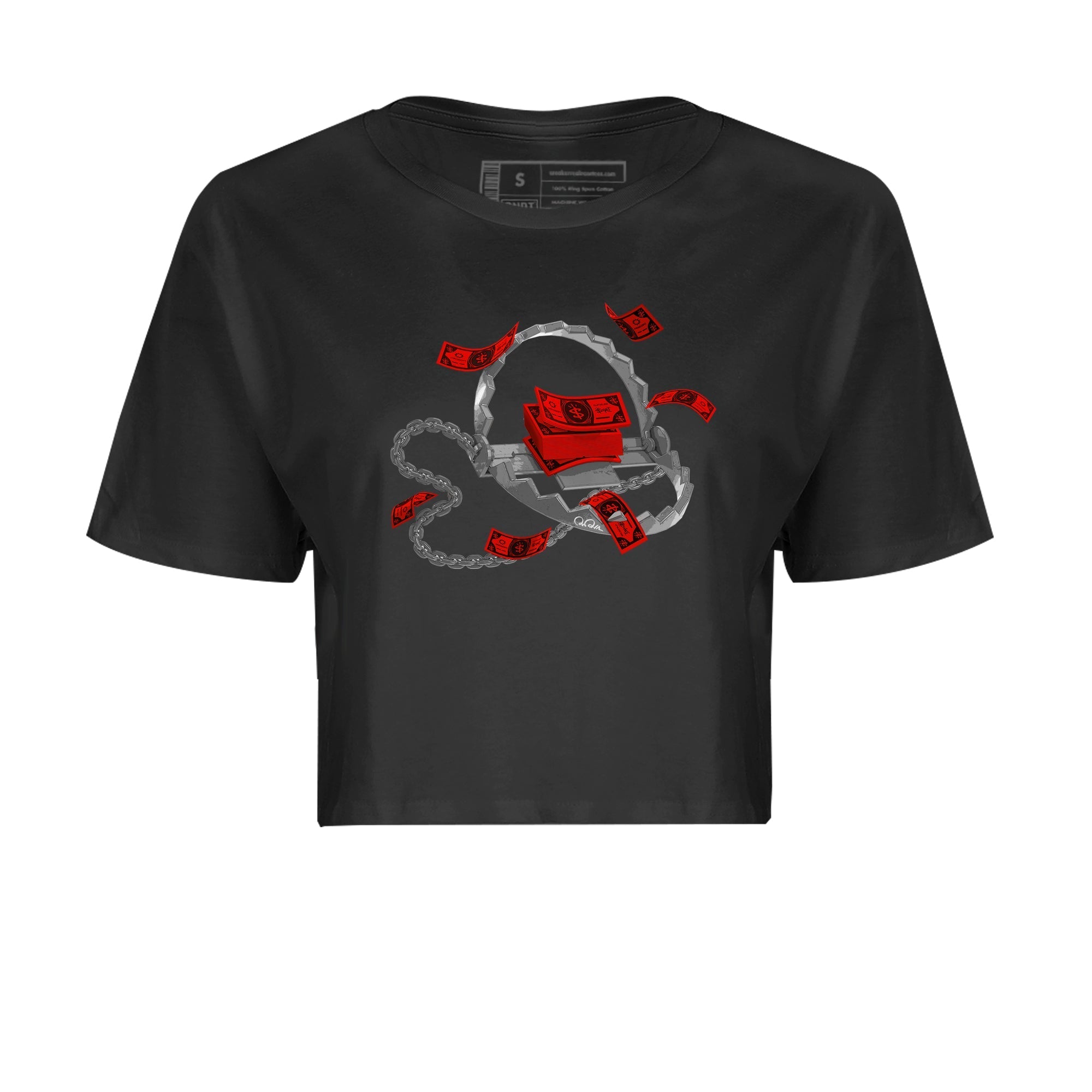 Air Jordan 6 Toro Bravo Sneaker Match Tees Trap Money Streetwear Sneaker Shirt AJ6 Toro Bravo Sneaker Release Tees Women's Shirts Black 2