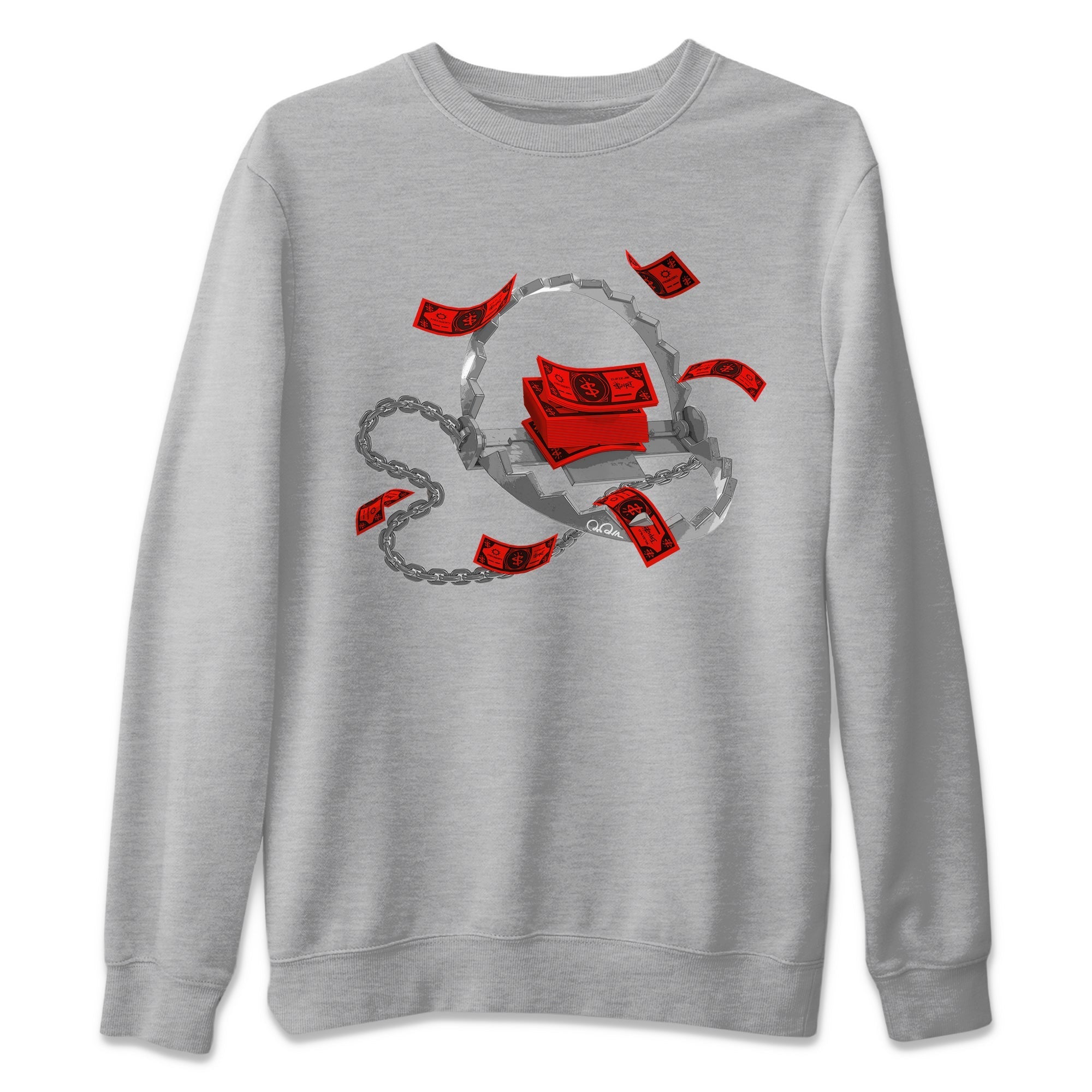 Air Jordan 6 Toro Bravo Sneaker Match Tees Trap Money Streetwear Sneaker Shirt AJ6 Toro Bravo Sneaker Release Tees Unisex Shirts Heather Grey 2