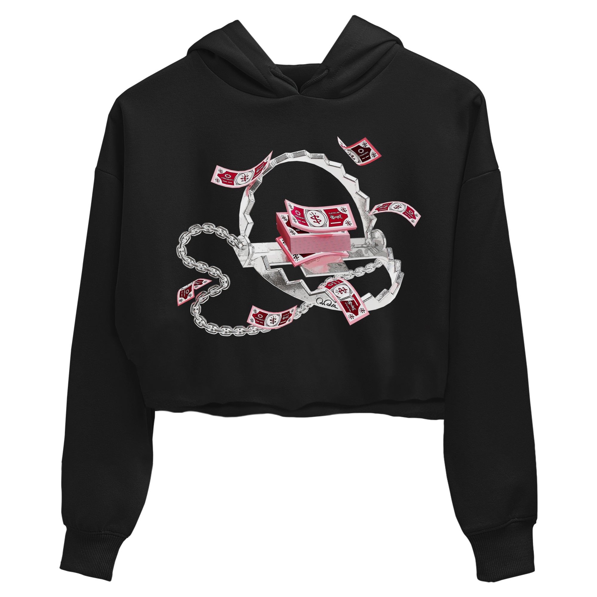 Dunk Valentines Day 2024 shirt to match jordans Trap Money sneaker tees Valentines Day Gift Drip Gear Zone Black 2 crop length shirt