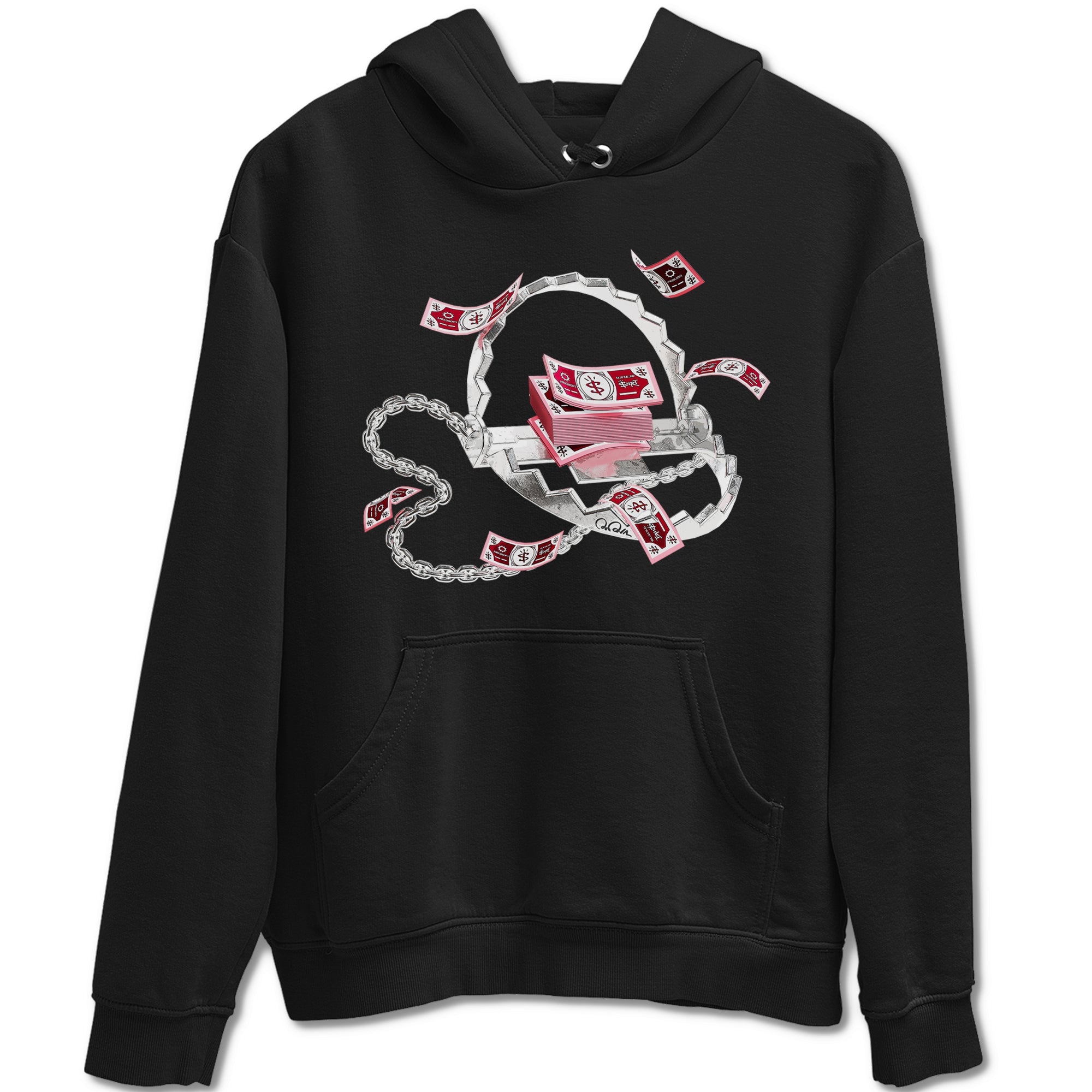 Dunk Valentines Day 2024 shirt to match jordans Trap Money sneaker tees Valentines Day Gift Drip Gear Zone unisex cotton Black 2 crew neck shirt