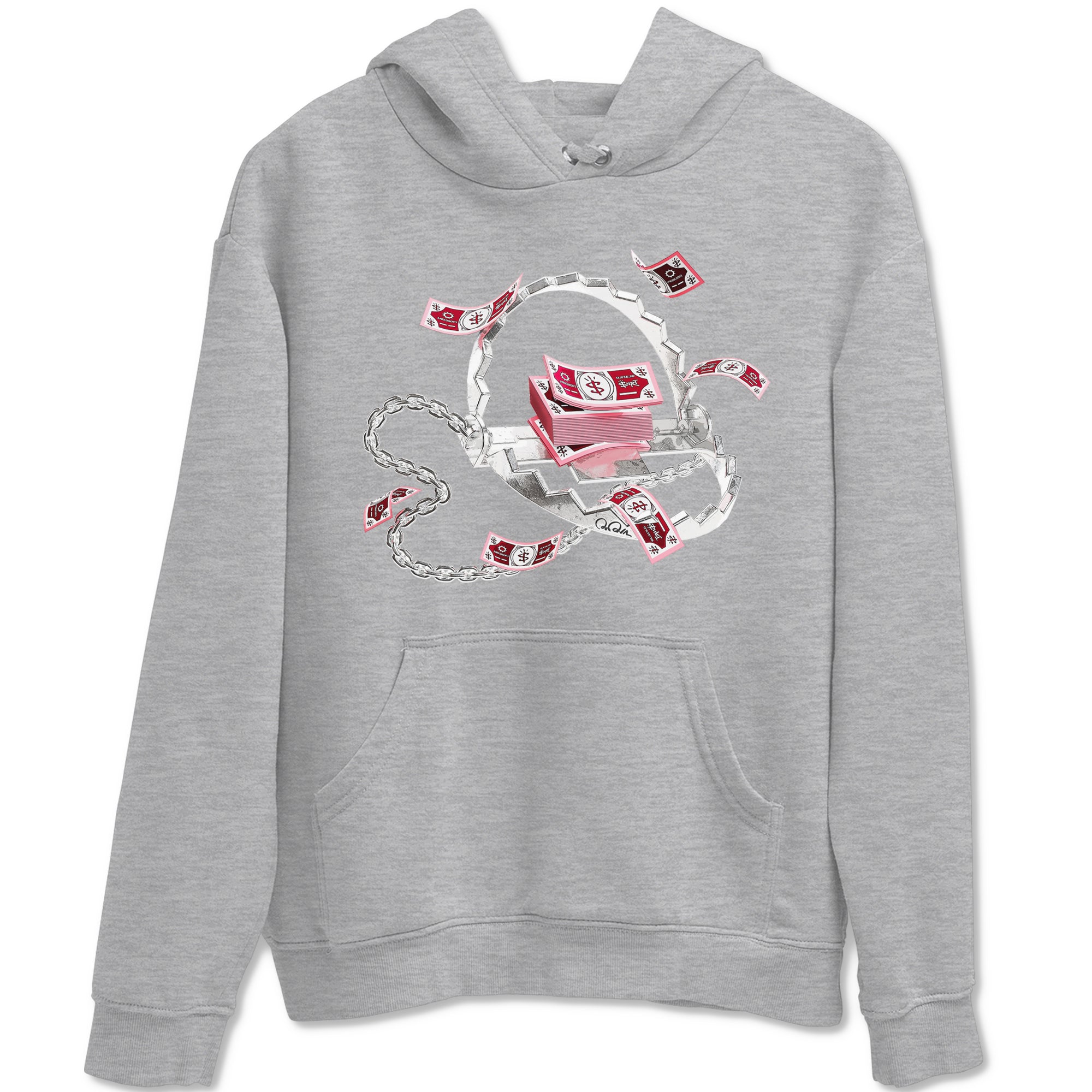 Dunk Valentines Day 2024 shirt to match jordans Trap Money sneaker tees Valentines Day Gift Drip Gear Zone unisex cotton Heather Grey 2 crew neck shirt