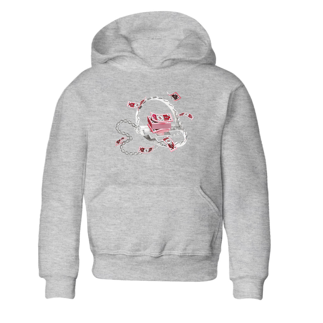 Dunk Valentines Day 2024 shirt to match jordans Trap Money sneaker tees Valentines Day Gift Drip Gear Zone baby toddler Heather Grey 2 cotton Shirt