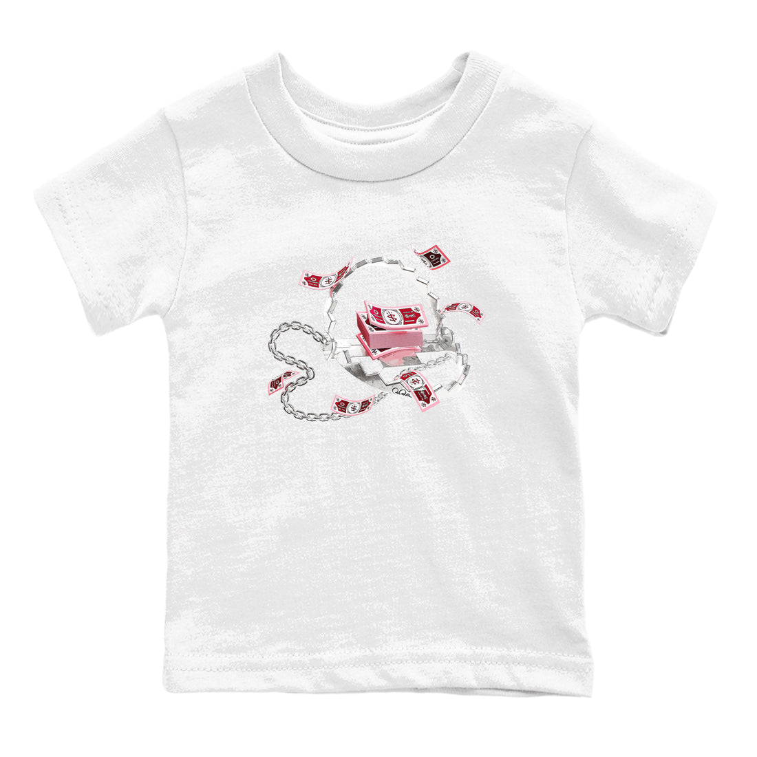 Dunk Valentines Day 2024 shirt to match jordans Trap Money sneaker tees Valentines Day Gift Drip Gear Zone baby toddler White 2 cotton Shirt