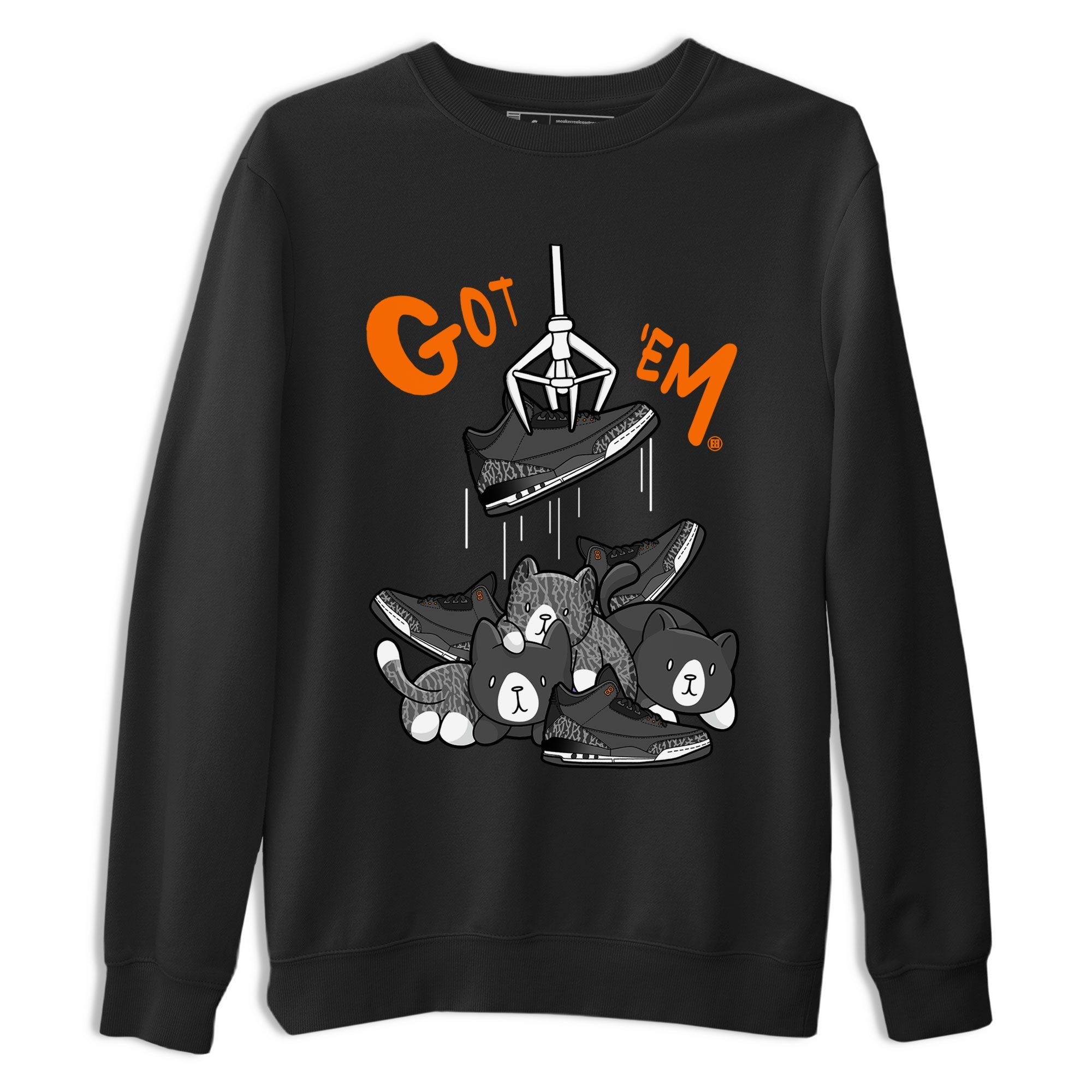 3s Fear shirt to match jordans Treasure Hunter sneaker tees Air Jordan 3 Fear Drip Gear Zone Unisex Black 2 T-Shirt