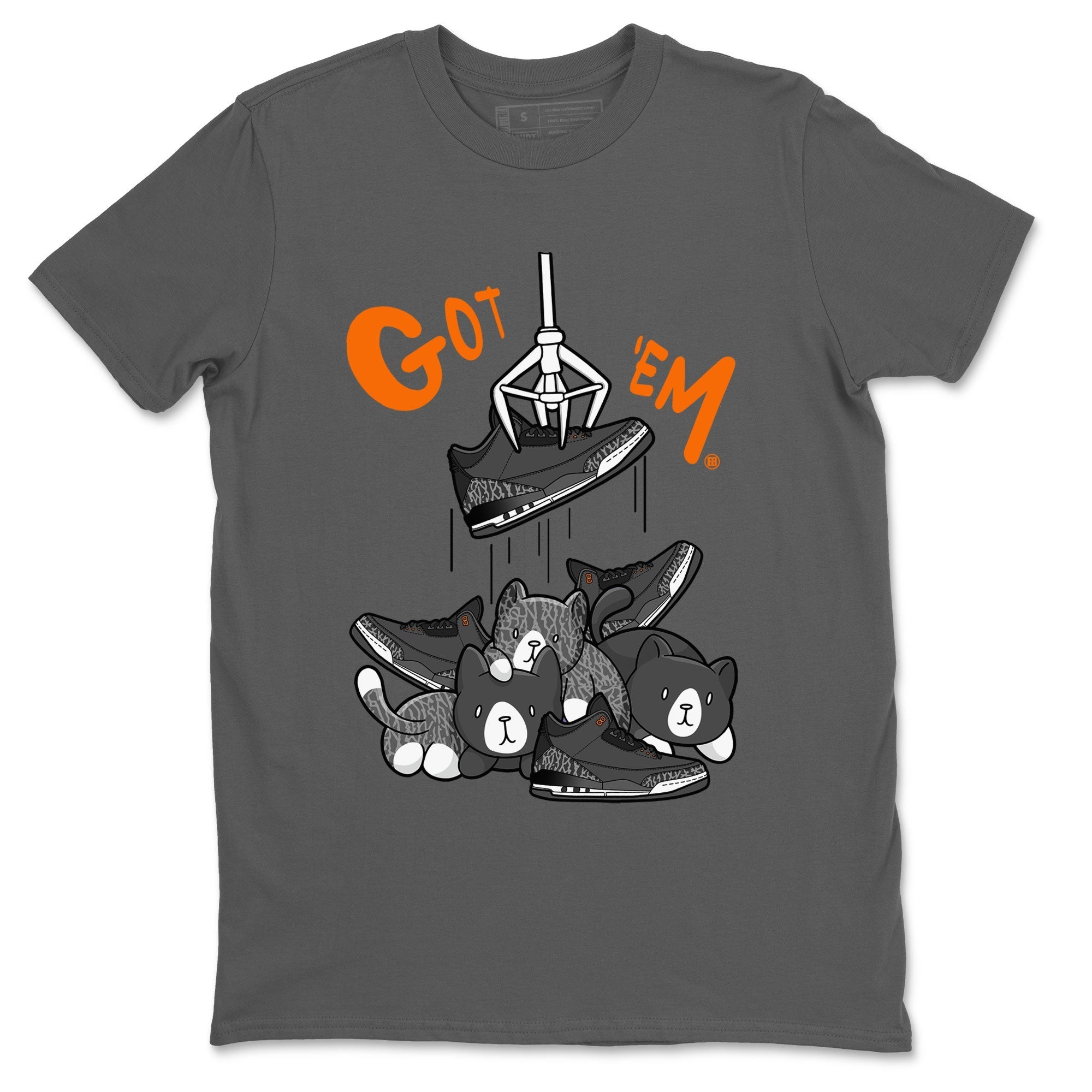 3s Fear shirt to match jordans Treasure Hunter sneaker tees Air Jordan 3 Fear Drip Gear Zone Unisex Cool Grey 2 T-Shirt