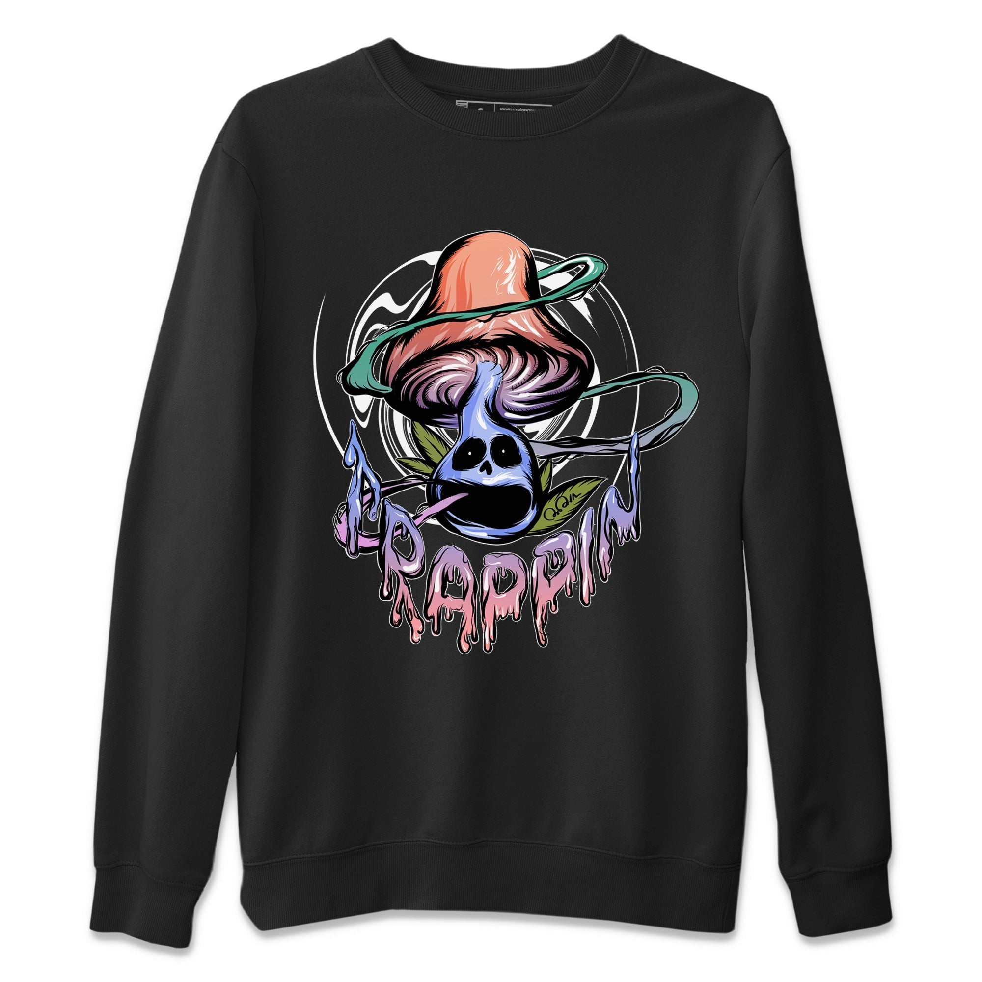 Air Jordan 1 Skyline Shirt To Match Jordans Trippin Mushroom Sneaker Tees AJ1 Skyline Drip Gear Zone Sneaker Matching Clothing Unisex Shirts Black 2