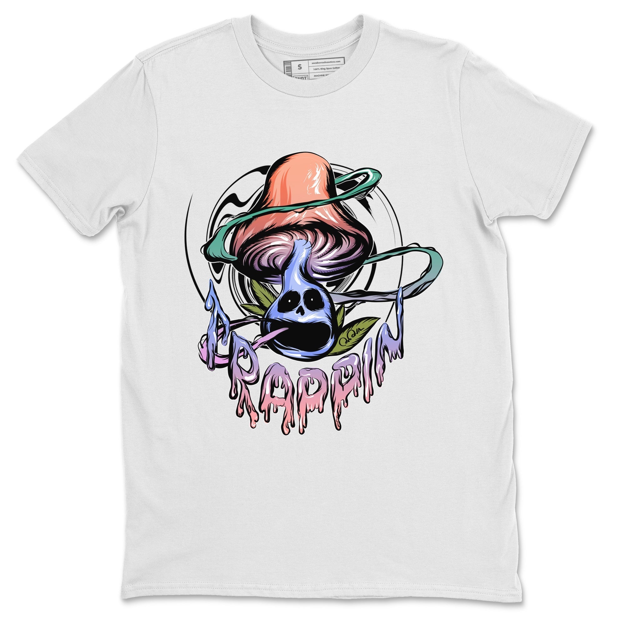 Air Jordan 1 Skyline Shirt To Match Jordans Trippin Mushroom Sneaker Tees AJ1 Skyline Drip Gear Zone Sneaker Matching Clothing Unisex Shirts White 2