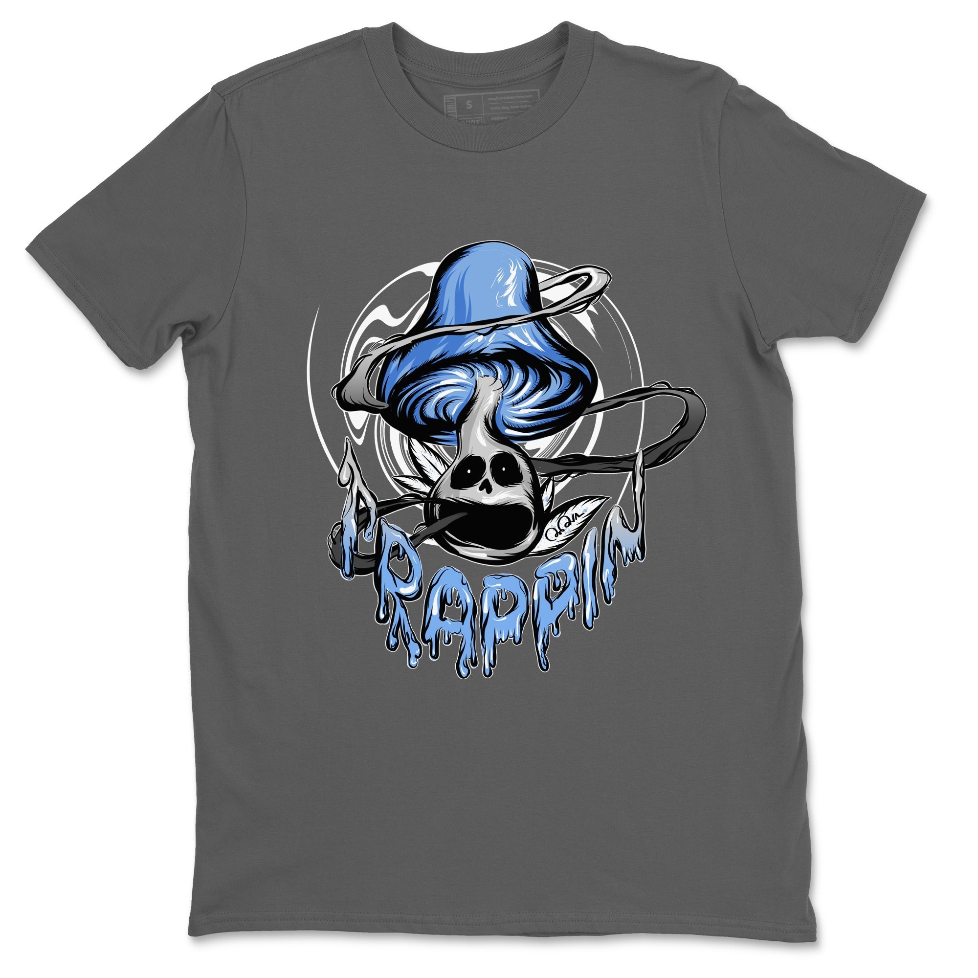 Air Jordan 5 UNC Shirt To Match Jordans Trippin Mushroom Sneaker Tees AJ5 UNC Drip Gear Zone Sneaker Matching Clothing Unisex Shirts Cool Grey 2