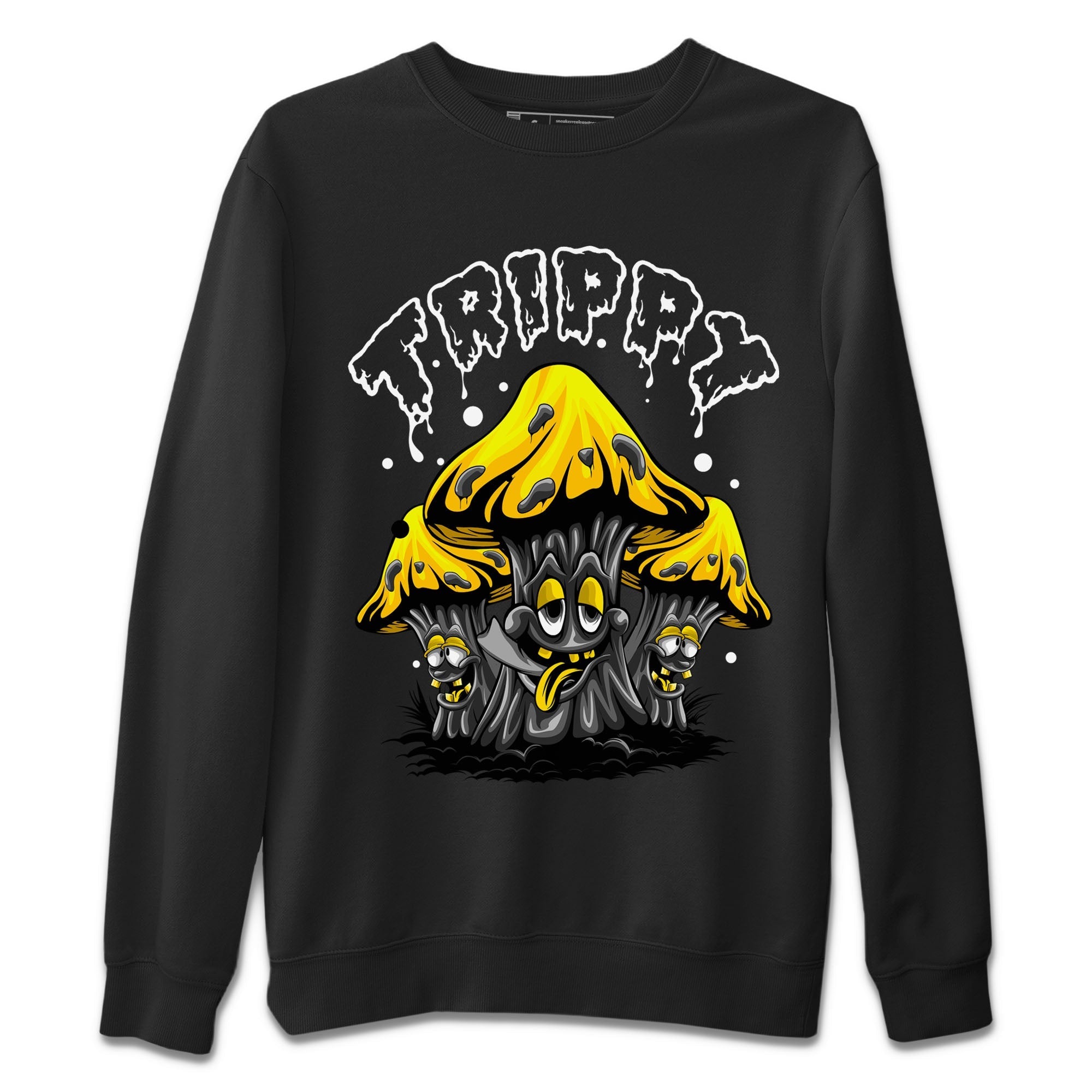 Air Jordan 4 Thunder Sneaker Match Tees Trippy Streetwear Sneaker Shirt Air Jordan 4 Retro Thunder Tee Unisex Shirts Black 2