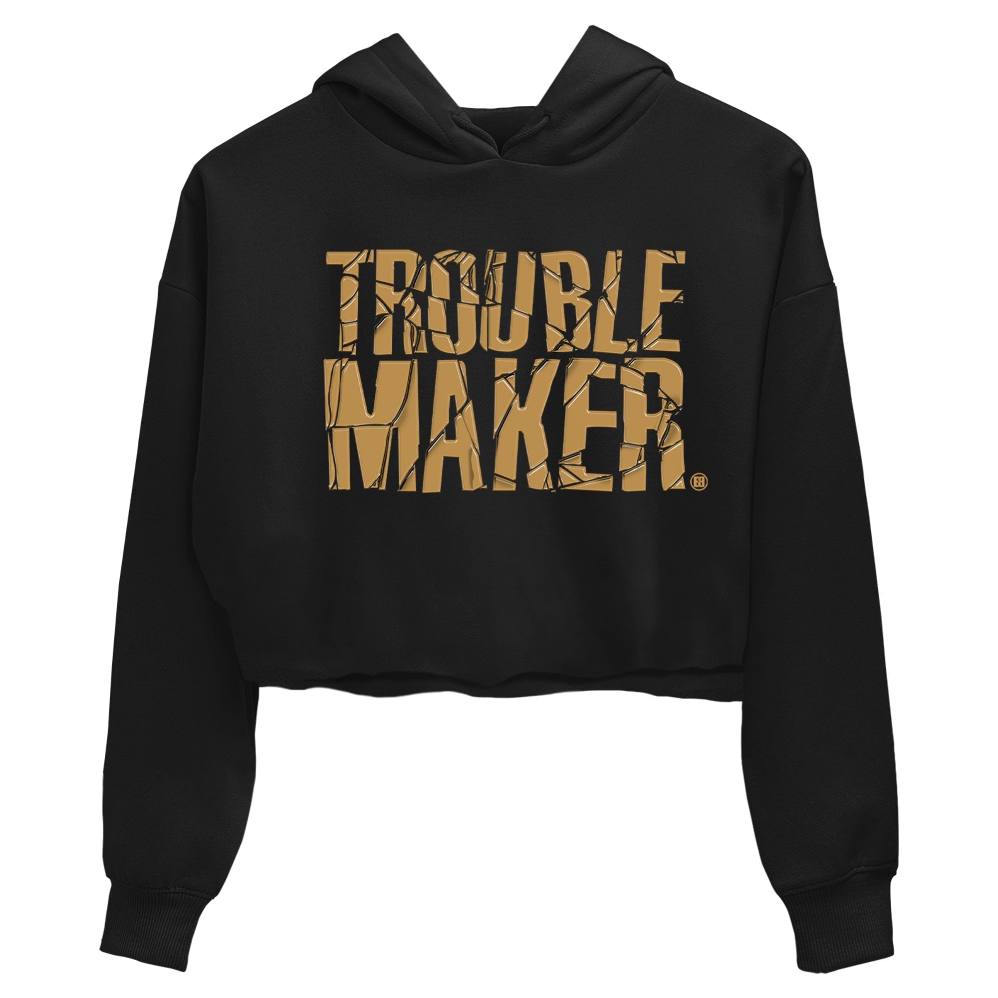 13s Wheat shirt to match jordans Trouble Maker sneaker release tees Air Jordan 13 Wheat Drip Gear Zone Black 2 Crop T-Shirt