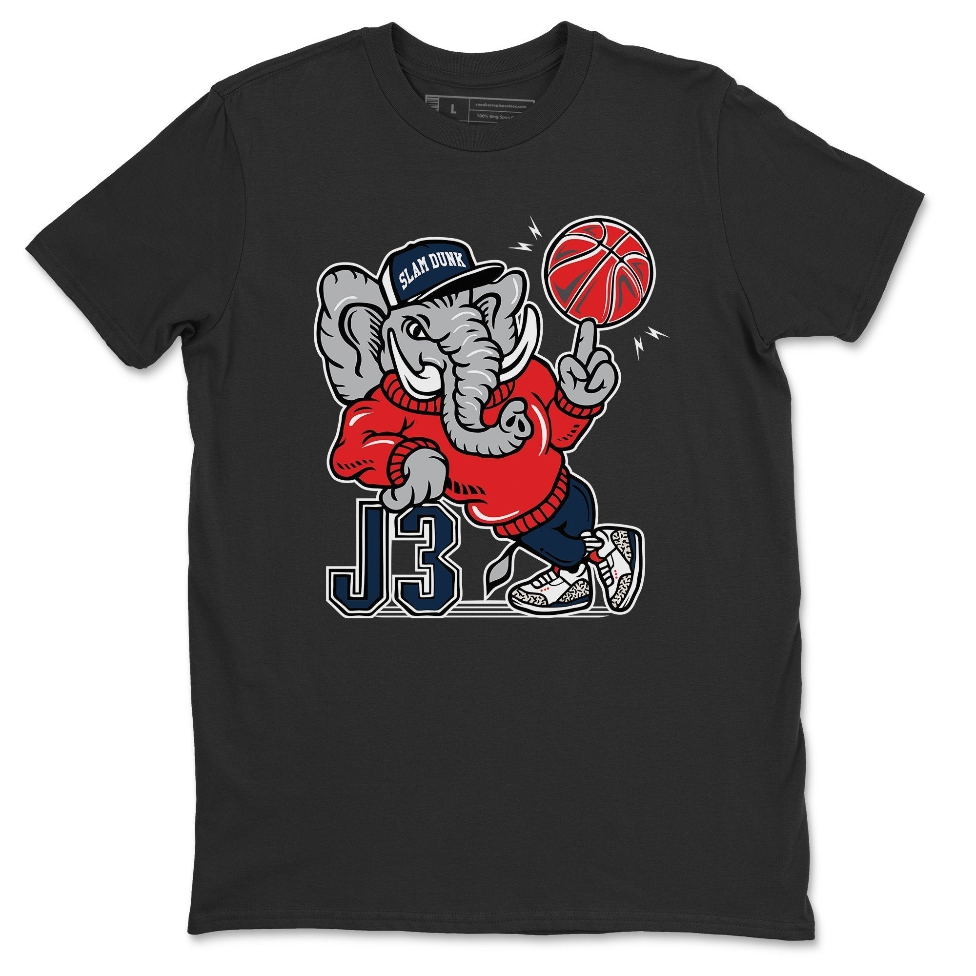 Jordan 3 True Blue Shirt To Match Jordans AJ3 Elephant Sneaker Tees Jordan 3 True Blue Drip Gear Zone Sneaker Matching Clothing Unisex Shirts