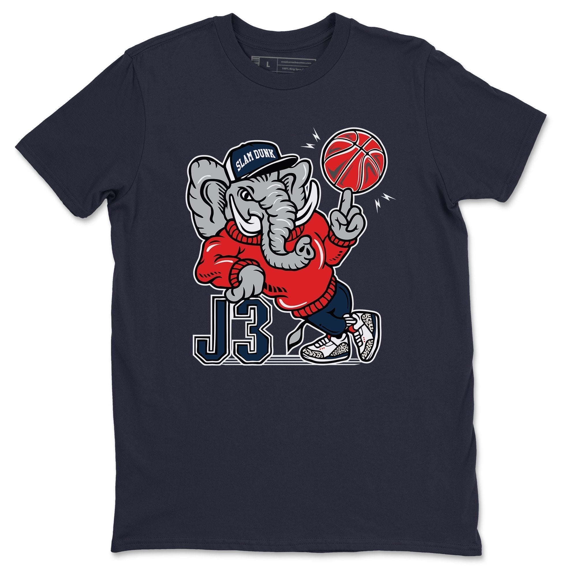 Jordan 3 True Blue Shirt To Match Jordans AJ3 Elephant Sneaker Tees Jordan 3 True Blue Drip Gear Zone Sneaker Matching Clothing Unisex Shirts