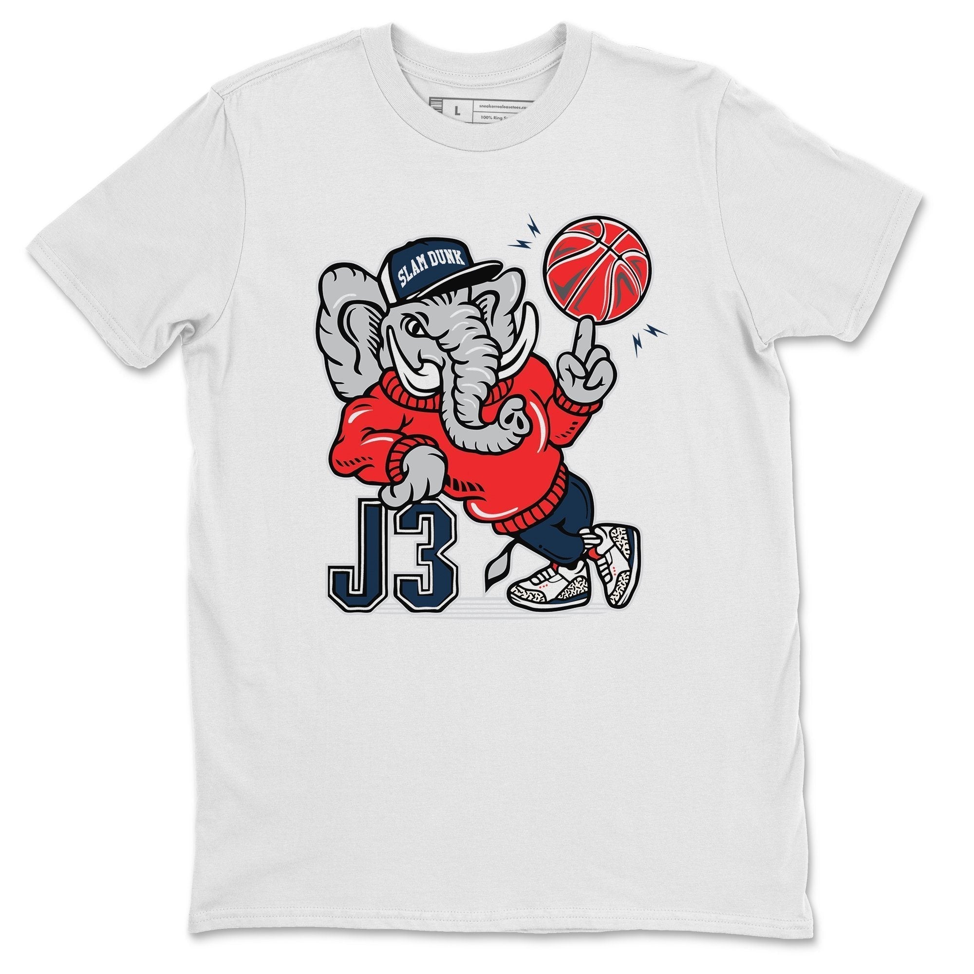 Jordan 3 True Blue Shirt To Match Jordans AJ3 Elephant Sneaker Tees Jordan 3 True Blue Drip Gear Zone Sneaker Matching Clothing Unisex Shirts