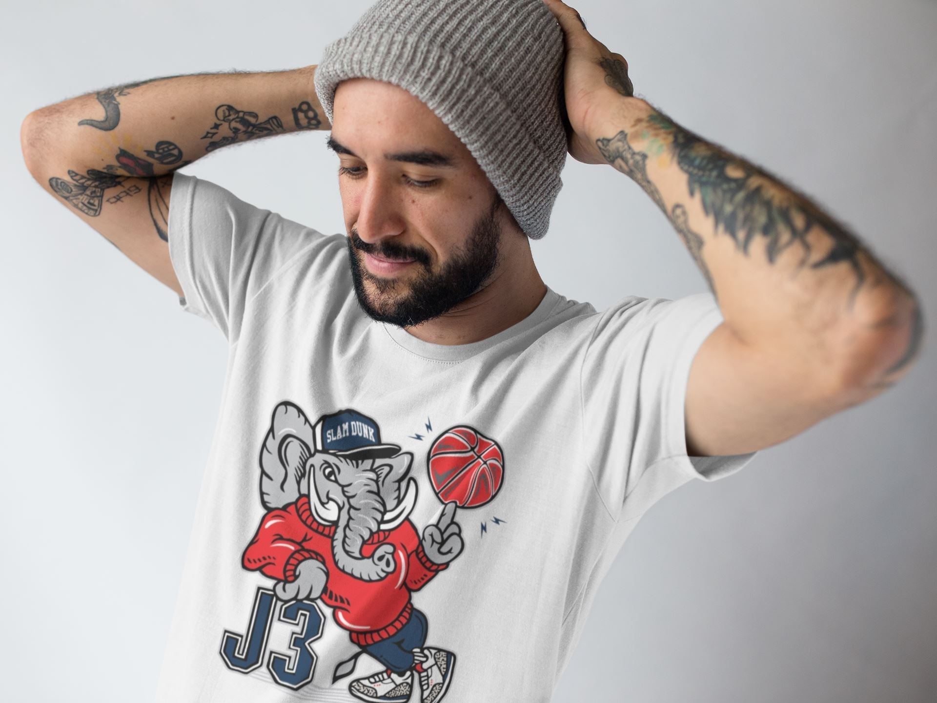 Jordan 3 True Blue Shirt To Match Jordans AJ3 Elephant Sneaker Tees Jordan 3 True Blue Drip Gear Zone Sneaker Matching Clothing Unisex Shirts