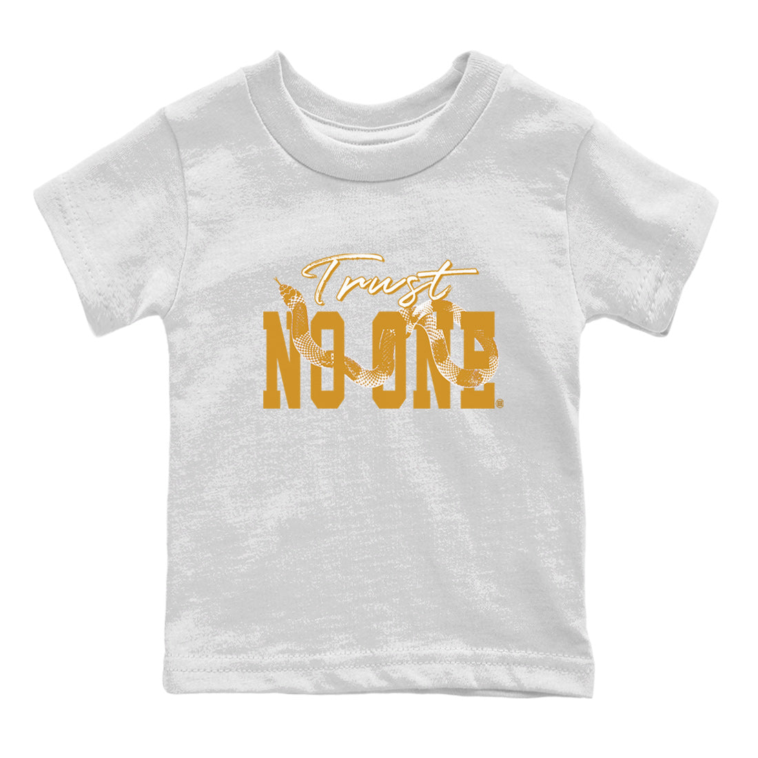 Jordan Retro 13 Wheat Sneaker Matching Tee Trust No One Sneaker Tees 13 Wheat Sneaker T-Shirt Kids Shirts White 2