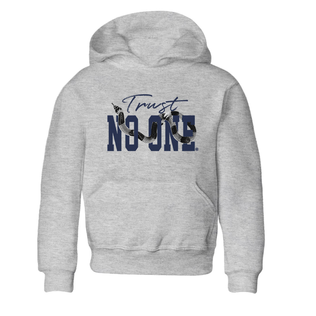 Air Jordan 5 Retro Georgetown shirt to match jordans Trust No One Streetwear Sneaker Shirt Air Jordan 5 Georgetown Drip Gear Zone Sneaker Matching Clothing Baby Toddler Heather Grey 2 T-Shirt