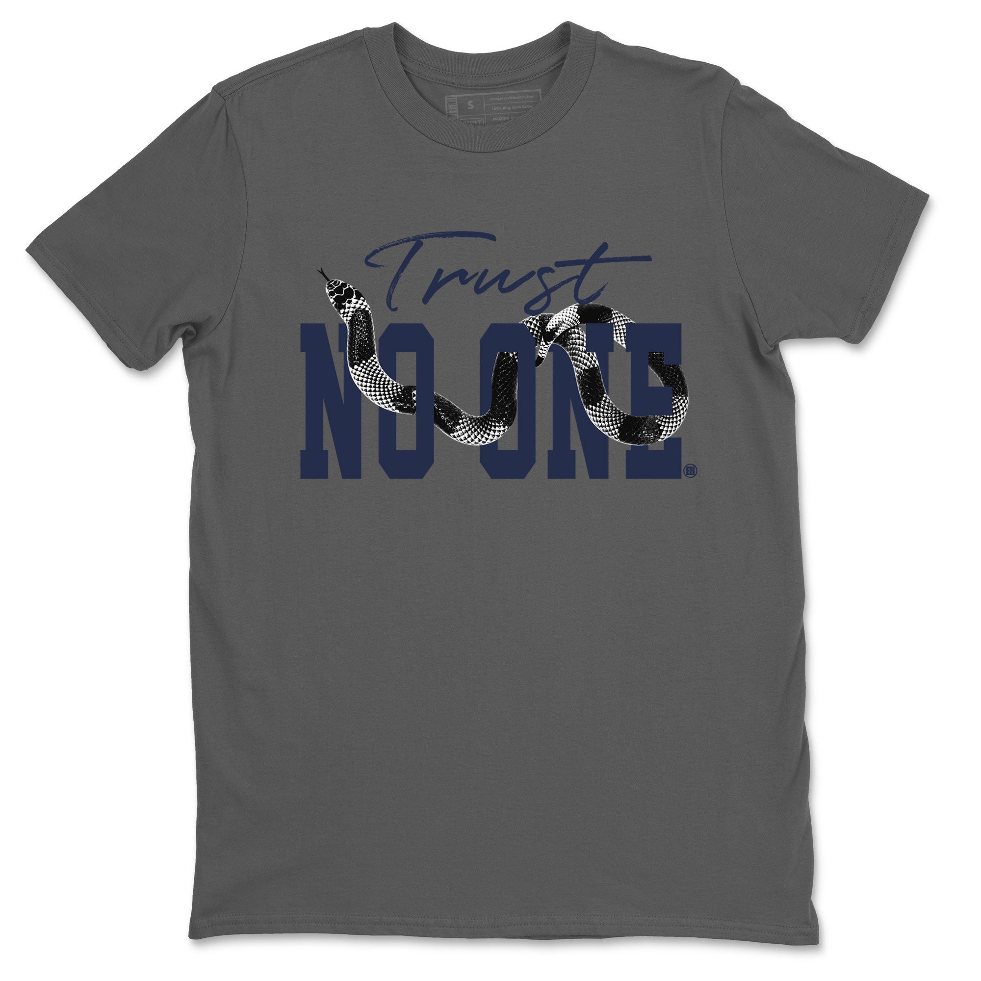 Air Jordan 5 Retro Georgetown shirt to match jordans Trust No One Streetwear Sneaker Shirt Air Jordan 5 Georgetown Drip Gear Zone Sneaker Matching Clothing Unisex Cool Grey 2 T-Shirt