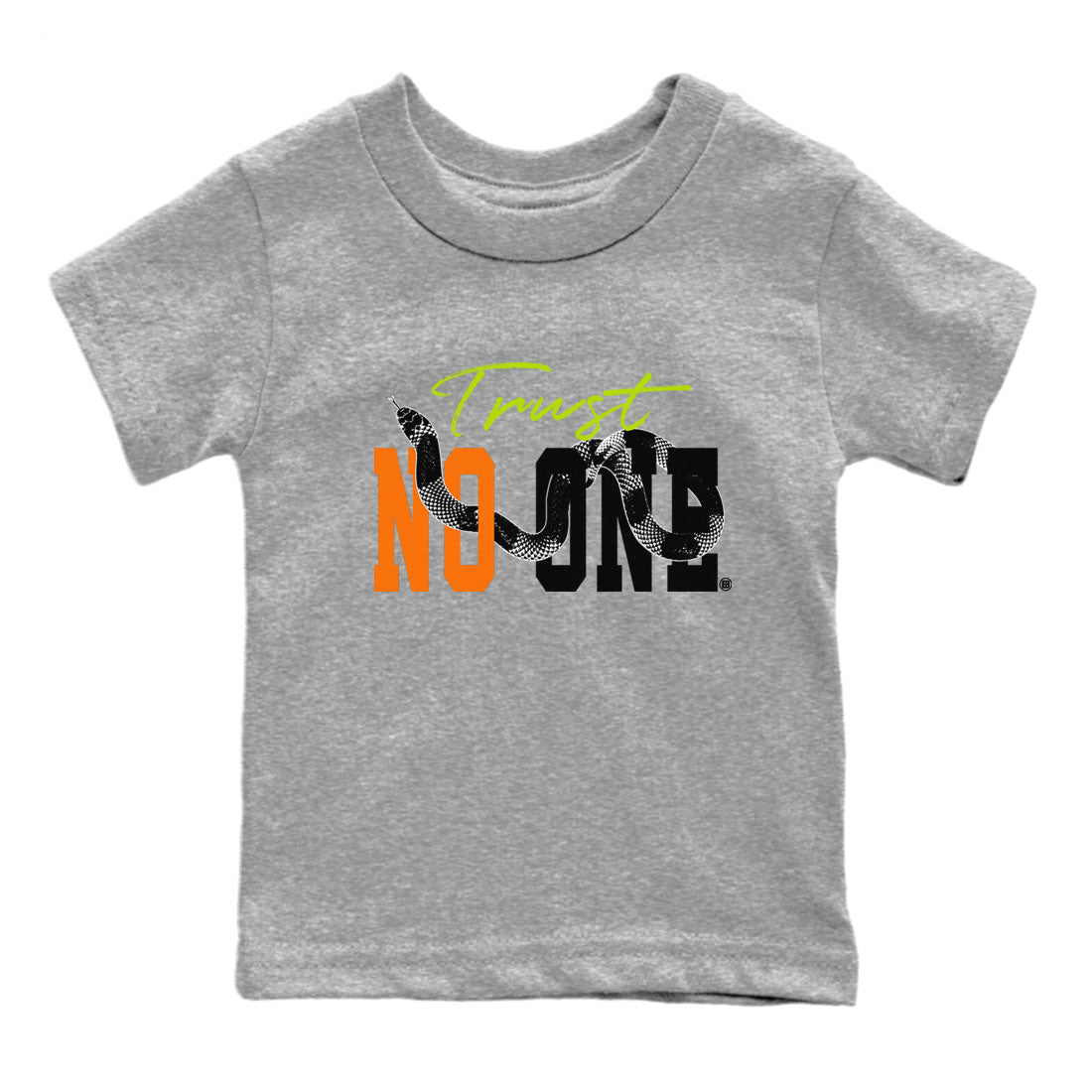 Dunk Halloween shirt to match jordans Trust No One sneaker tees Special Halloween Costume Dunk Mid Halloween Drip Gear Zone Baby Toddler Heather Grey 2 T-Shirt