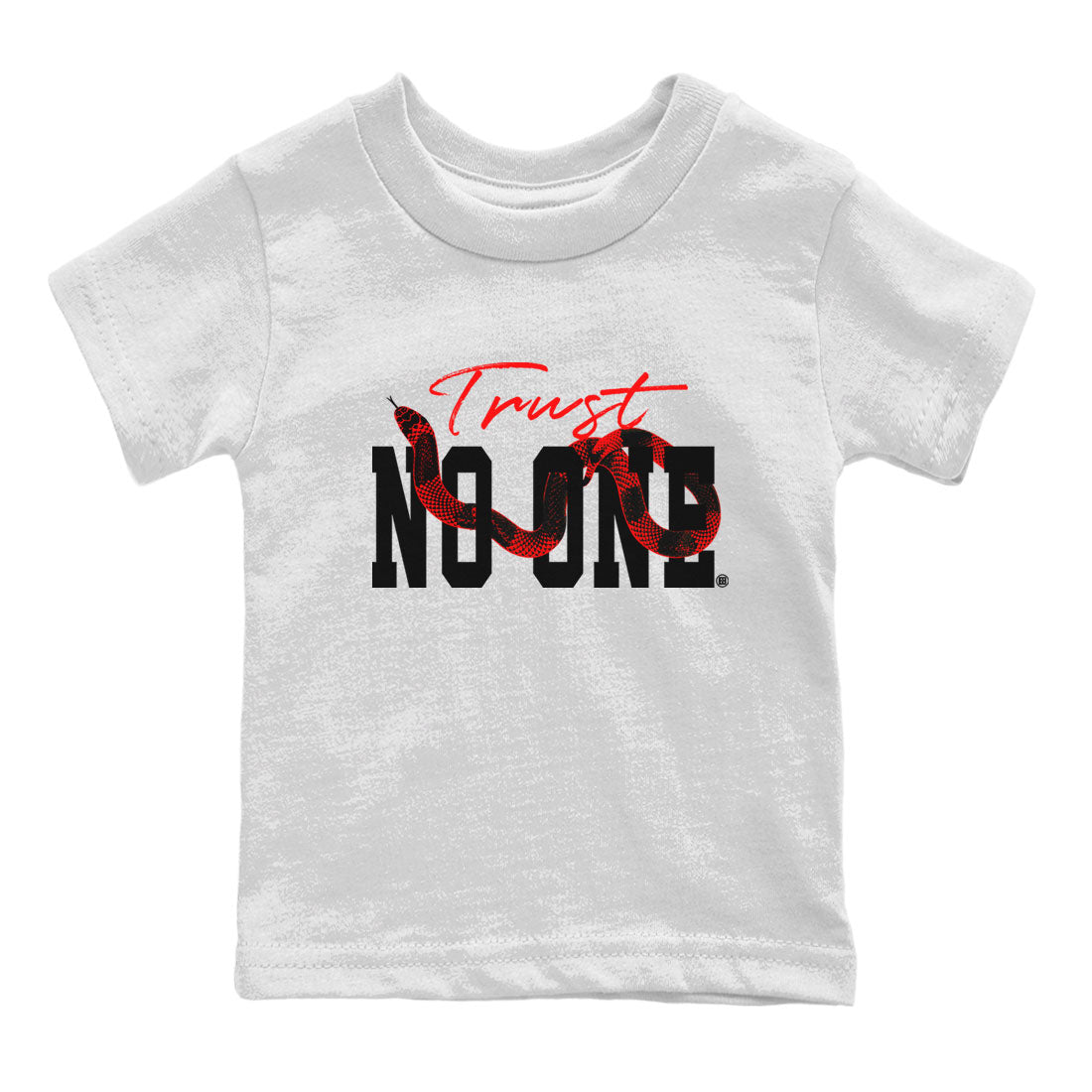 Adidas Yeezy Boost 350 V2 Bred shirt to match jordans Trust No One Streetwear Sneaker Shirt Yeezy 350 Bred Drip Gear Zone Sneaker Matching Clothing Baby Toddler White 2 T-Shirt