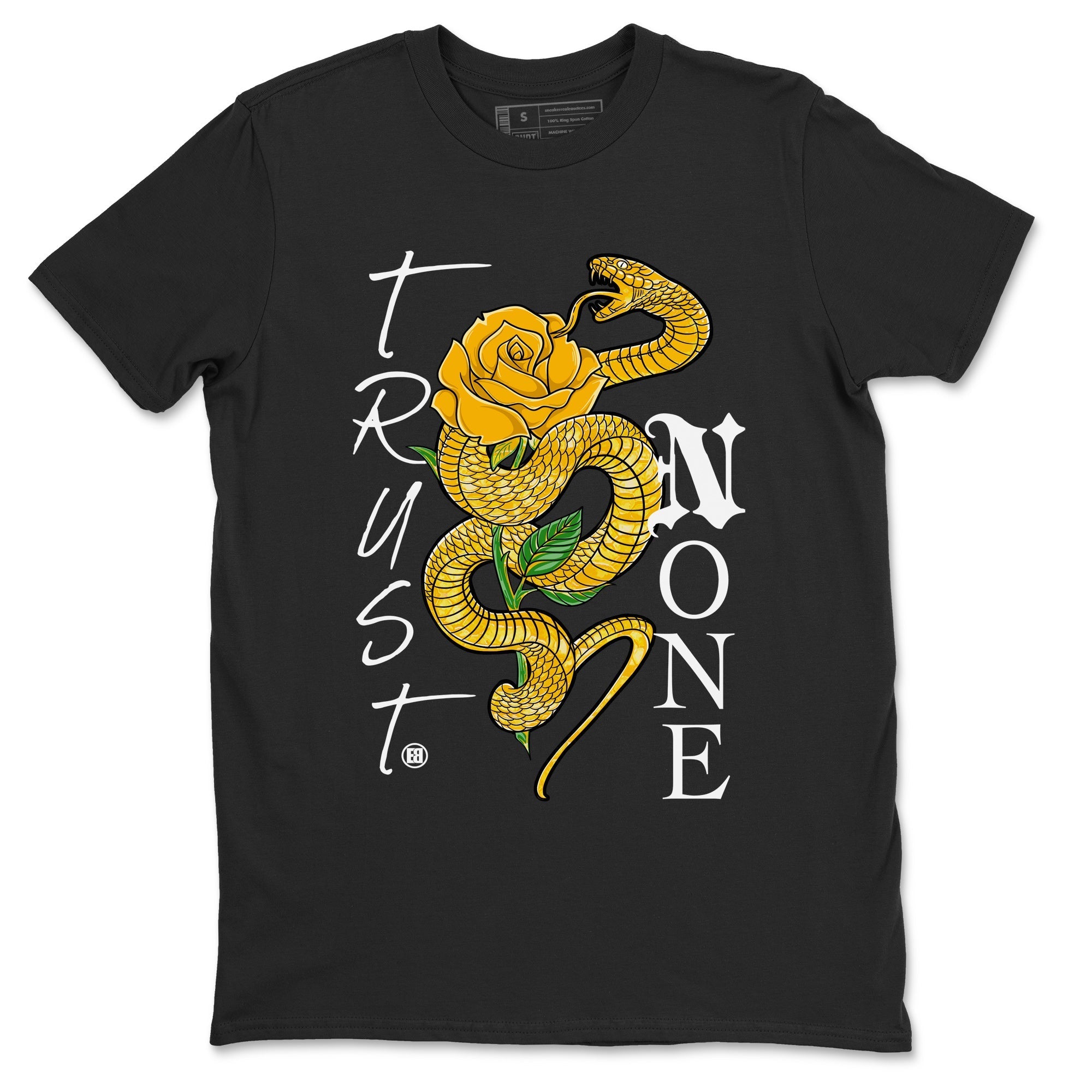 Jordan 11 Yellow Snakeskin Sneaker Match Tees Trust None Sneaker Tees Air Jordan 11 Yellow Python Sneaker Release Tees Unisex Shirts Black 1