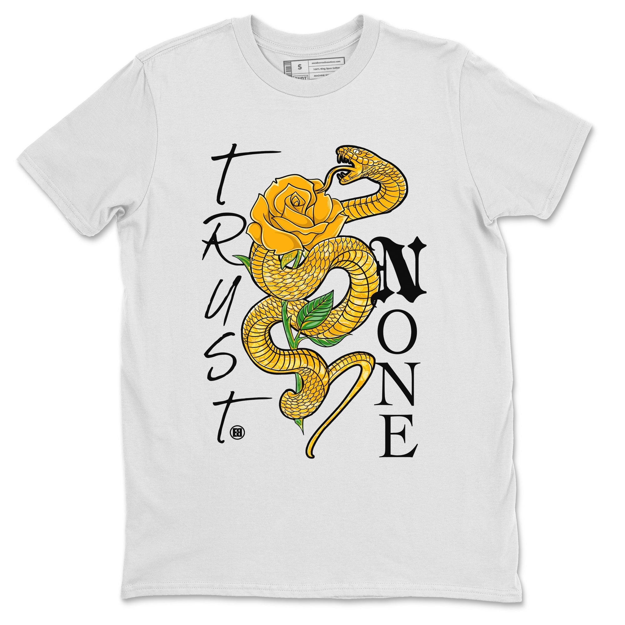 Jordan 11 Yellow Snakeskin Sneaker Match Tees Trust None Sneaker Tees Air Jordan 11 Yellow Python Sneaker Release Tees Unisex Shirts White 2