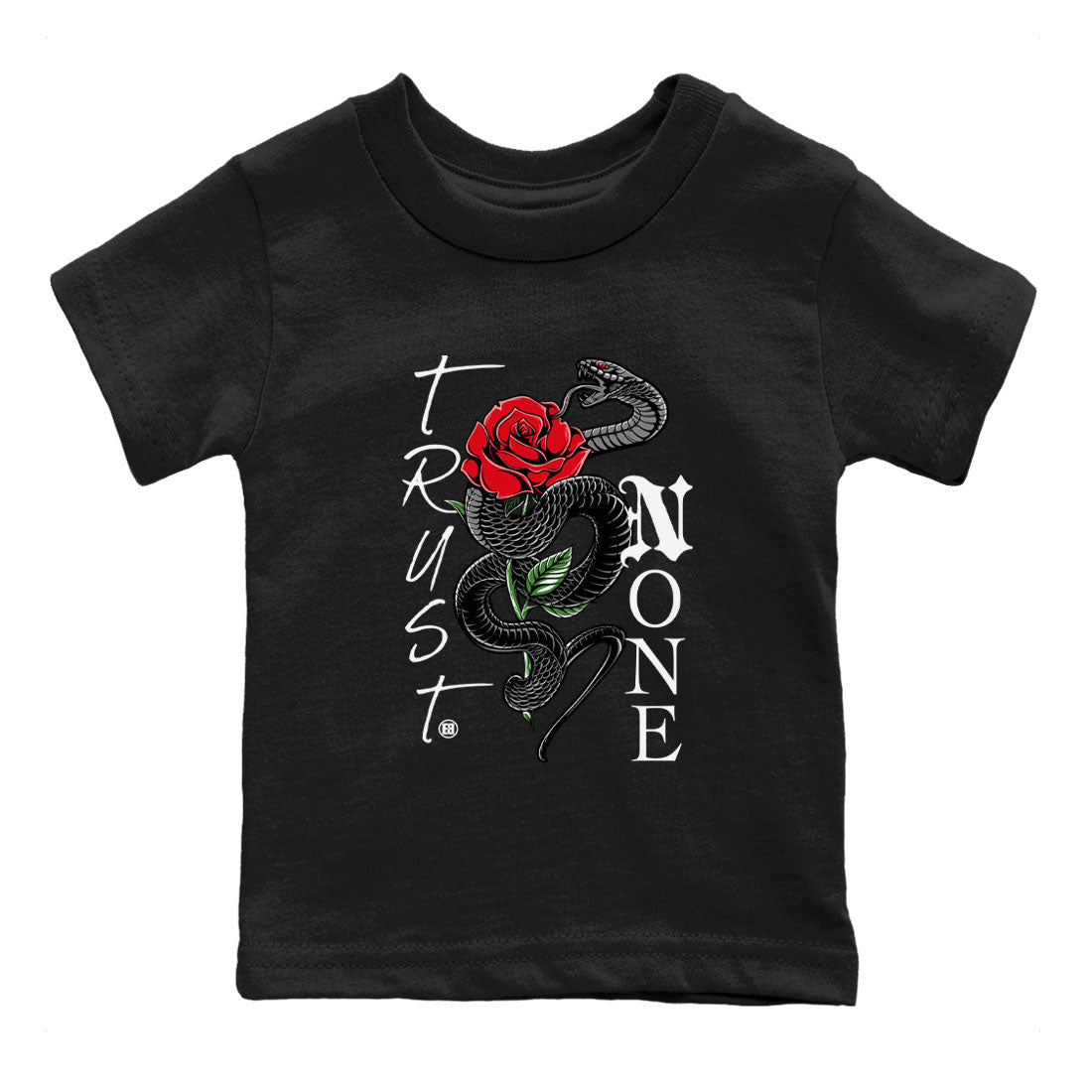 Air Jordan 4 Bred Reimagined shirt to match jordans Trust None sneaker shirts AJ4 Bred Reimagined Drip Gear Zone baby toddler Black 2 cotton Shirt