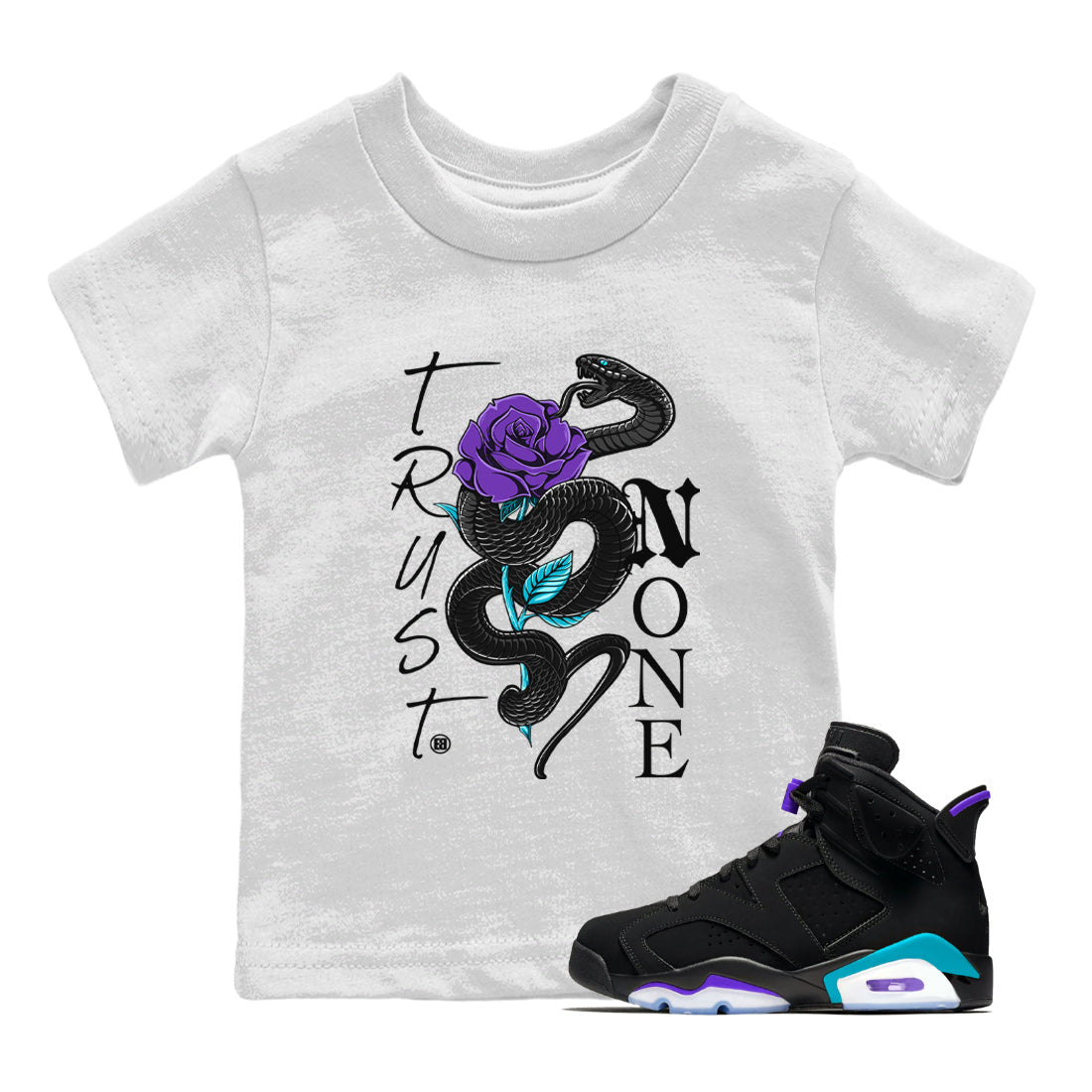 6s Aqua Sneaker Match Tees Trust None Sneaker Tees Air Jordan 6 Aqua Sneaker Release Tees Kids Shirts White 1