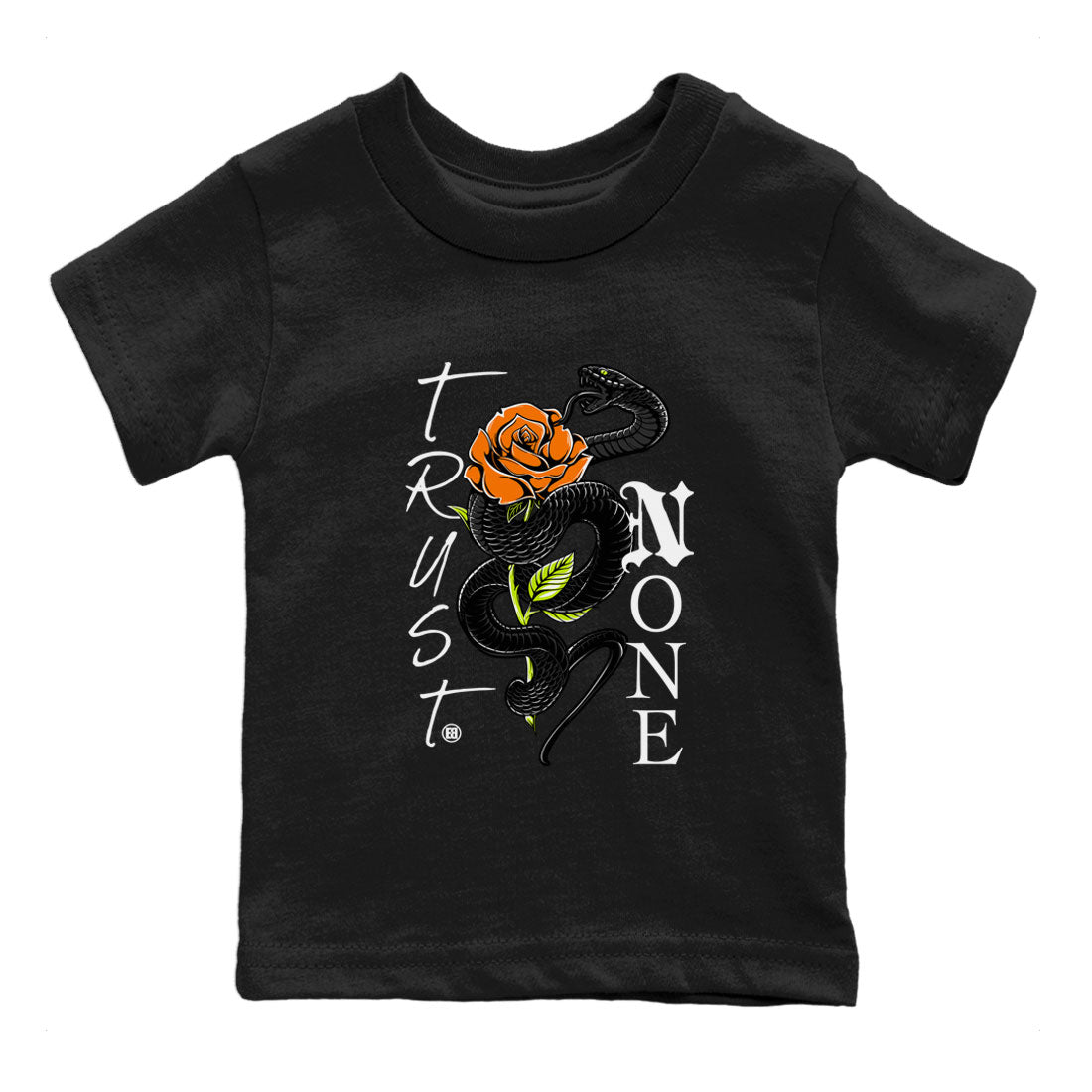 Dunk Halloween shirt to match jordans Trust None sneaker tees Special Halloween Costume Dunk Mid Halloween Drip Gear Zone Baby Toddler Black 2 T-Shirt