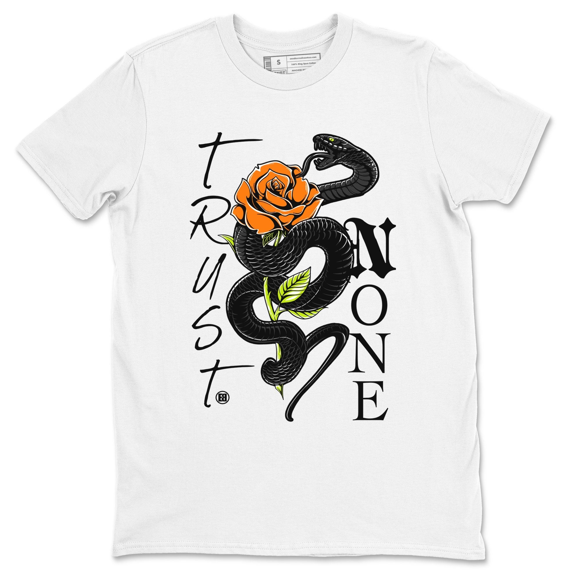 Dunk Halloween shirt to match jordans Trust None sneaker tees Special Halloween Costume Dunk Mid Halloween Drip Gear Zone Unisex Crew Neck Tee White 2 T-Shirt