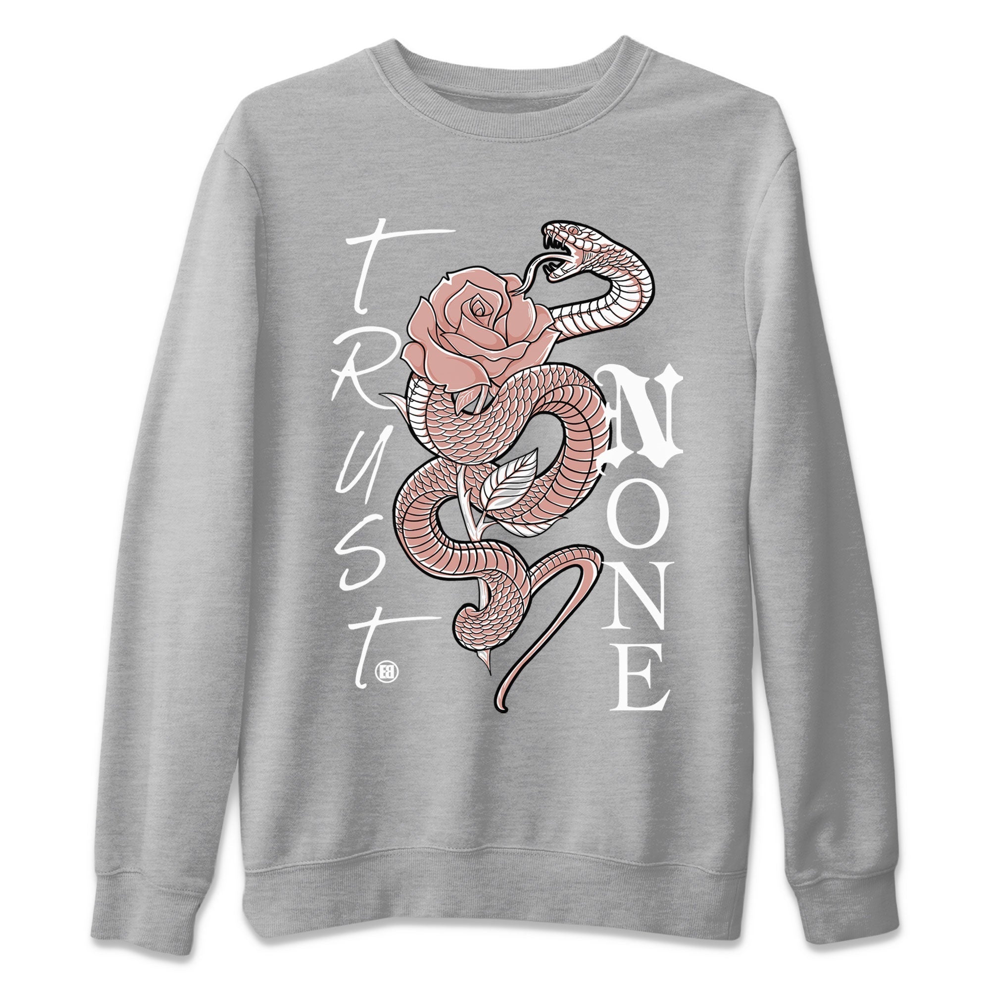 Dunk Low WMNS Rose Whisper shirt to match jordans Trust None Streetwear Sneaker Shirt Dunk Rose Whisper Drip Gear Zone Sneaker Matching Clothing Casual Unisex shirts Heather Grey 2 T-Shirt
