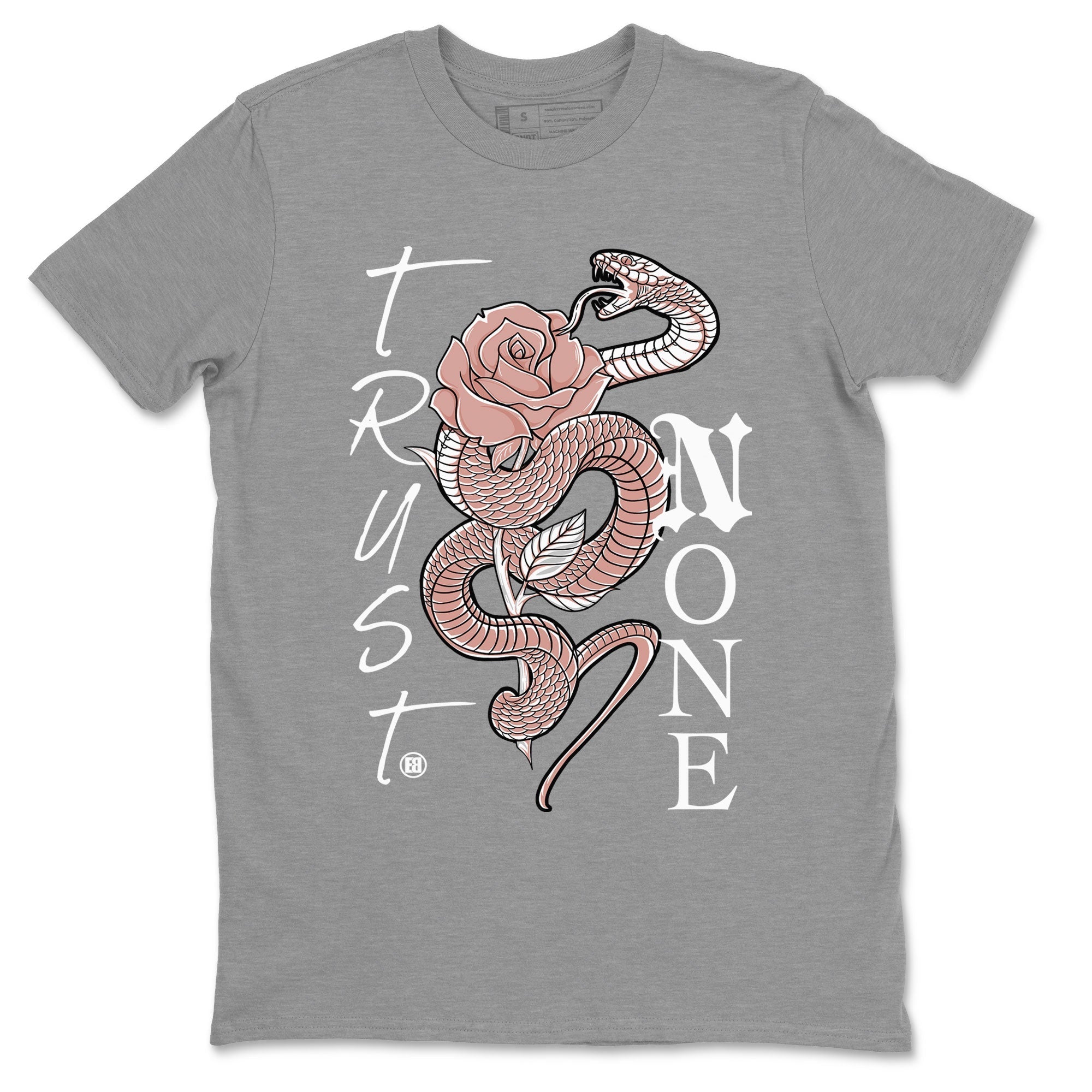 Dunk Low WMNS Rose Whisper shirt to match jordans Trust None Streetwear Sneaker Shirt Dunk Rose Whisper Drip Gear Zone Sneaker Matching Clothing Casual Unisex shirts Heather Grey 2 T-Shirt